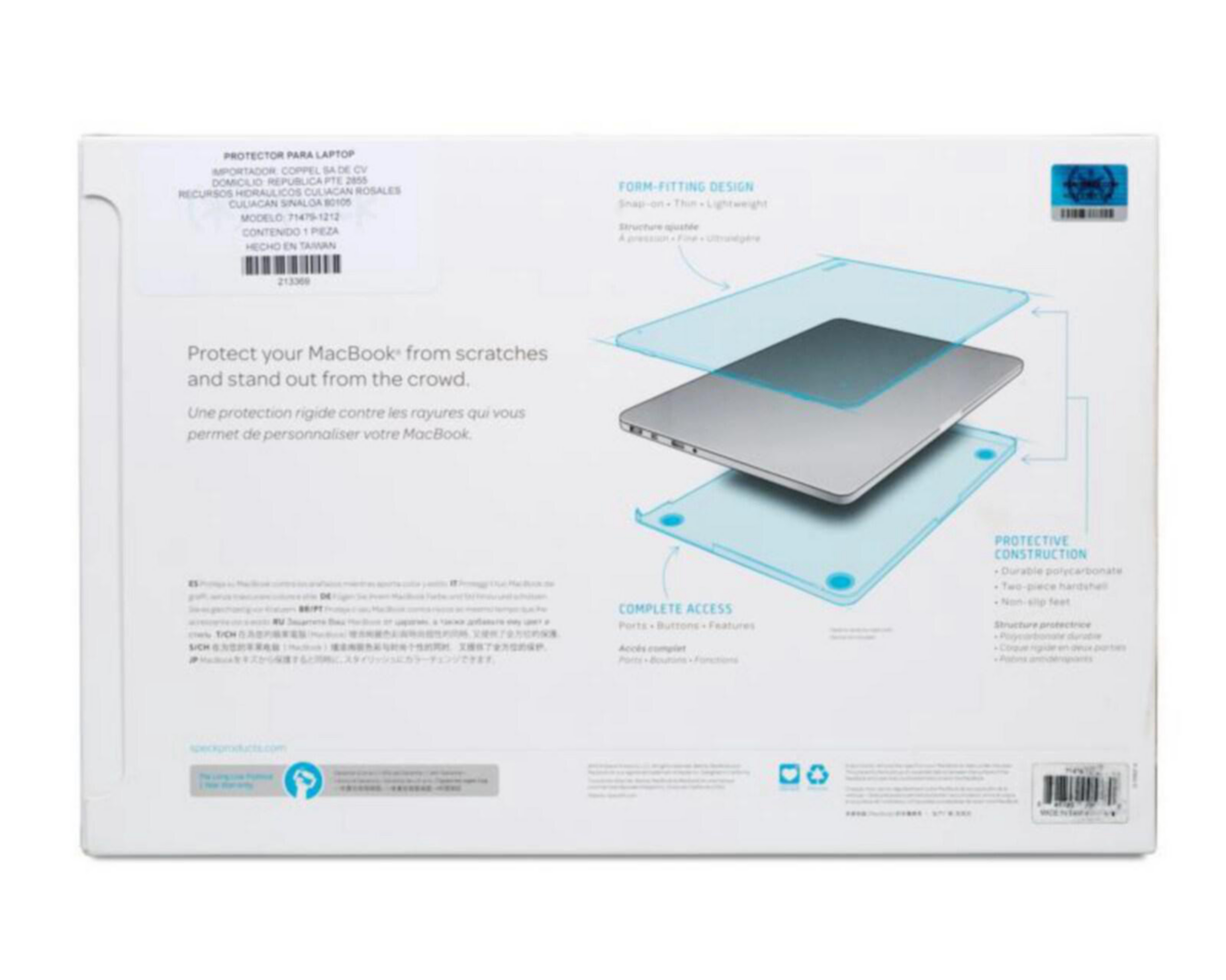 Foto 3 pulgar | Protector para McBook Air 13" Speck 71479-1212 Transparente