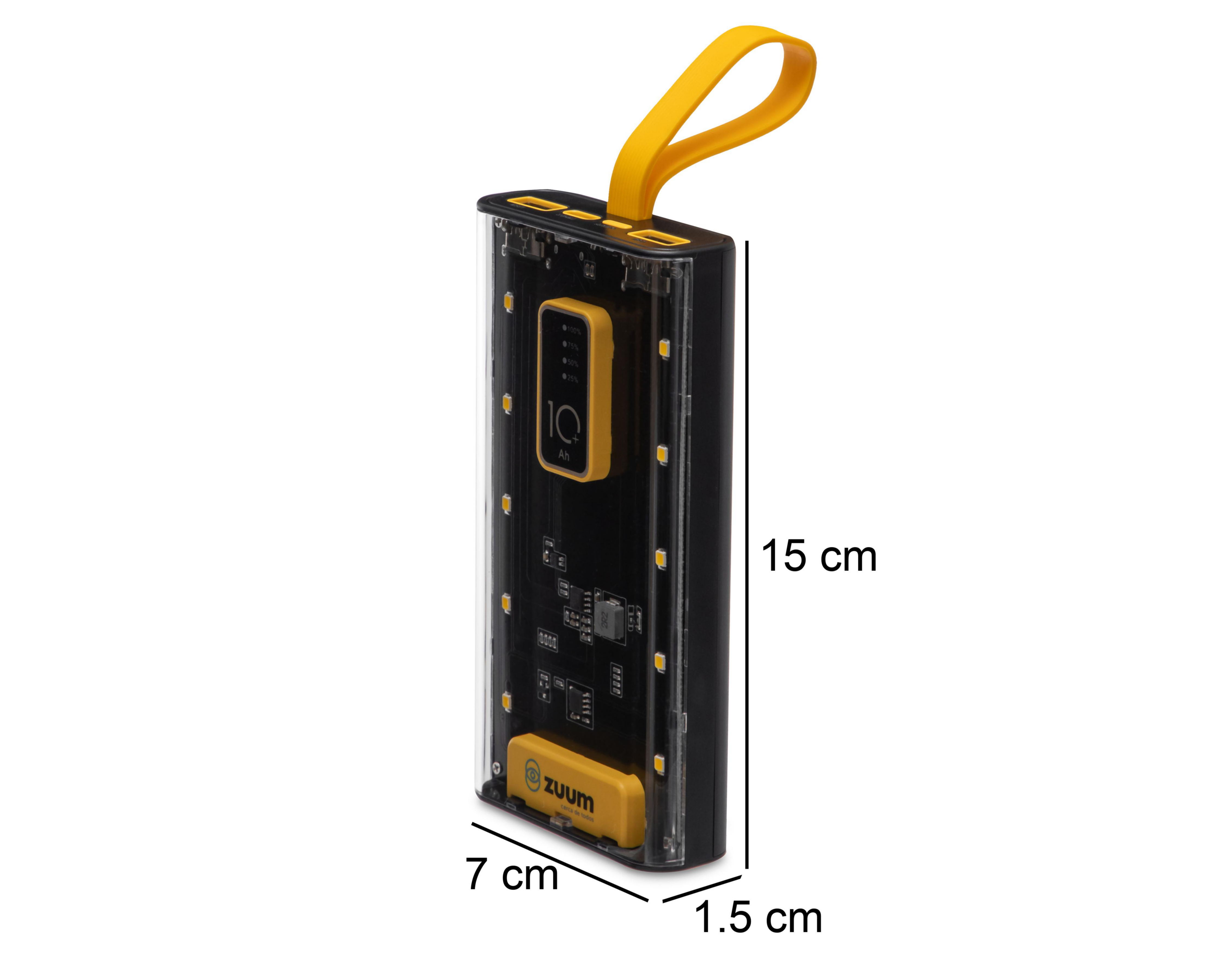 Foto 7 pulgar | Batería Portátil Zuum 10 000 mAh