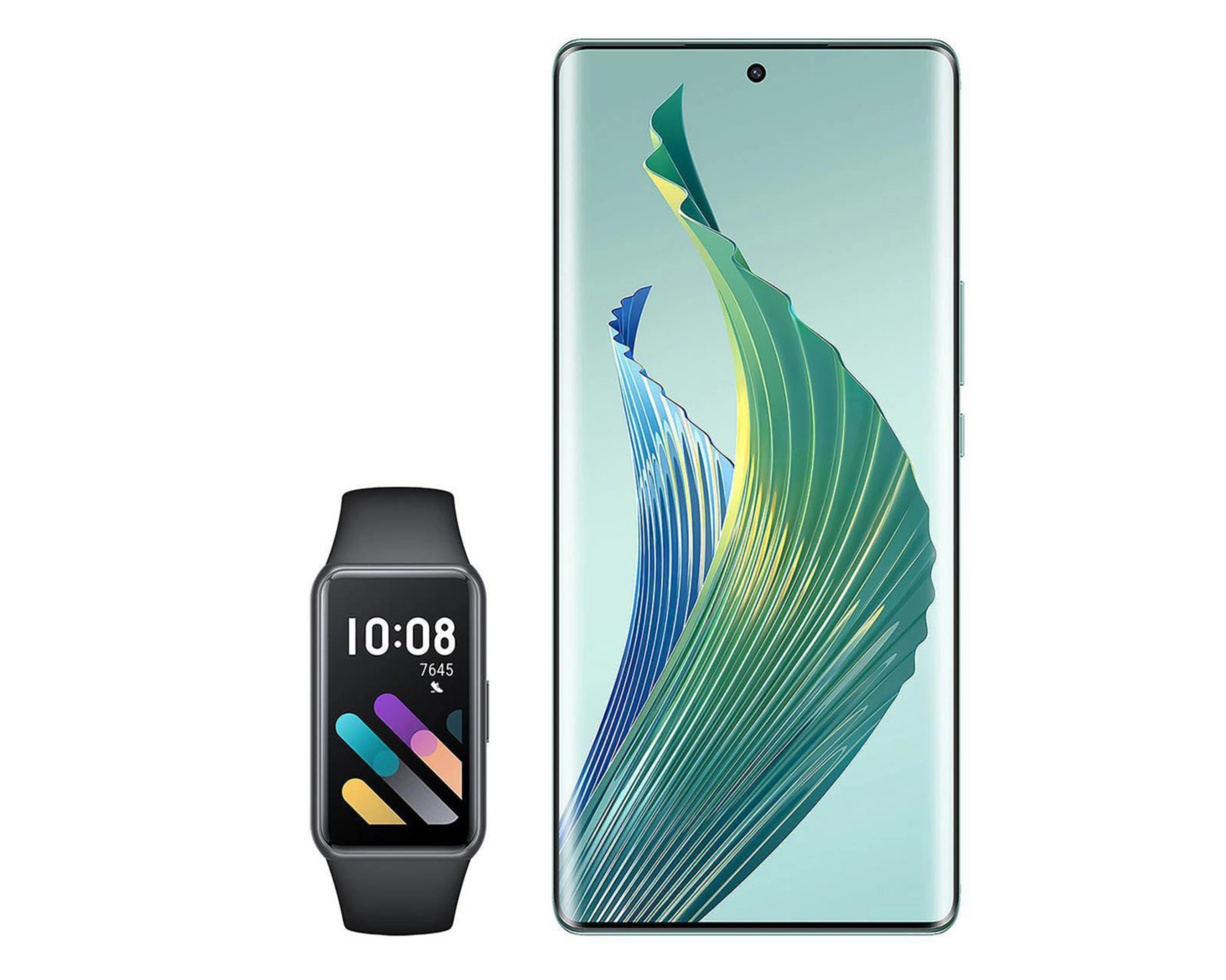 Foto 3 pulgar | AT&T/Unefon Honor Magic 5 Lite 256 GB Verde + Smartwatch