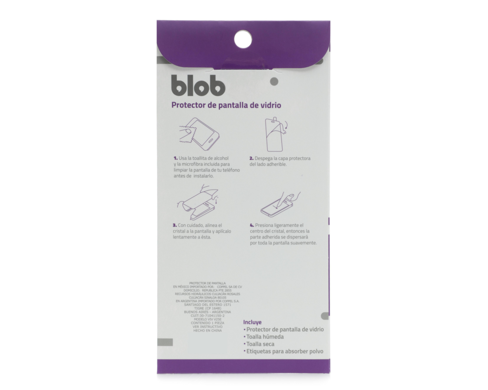 Foto 3 pulgar | Protector de Pantalla Blob para ZTE Blade V41 Smart
