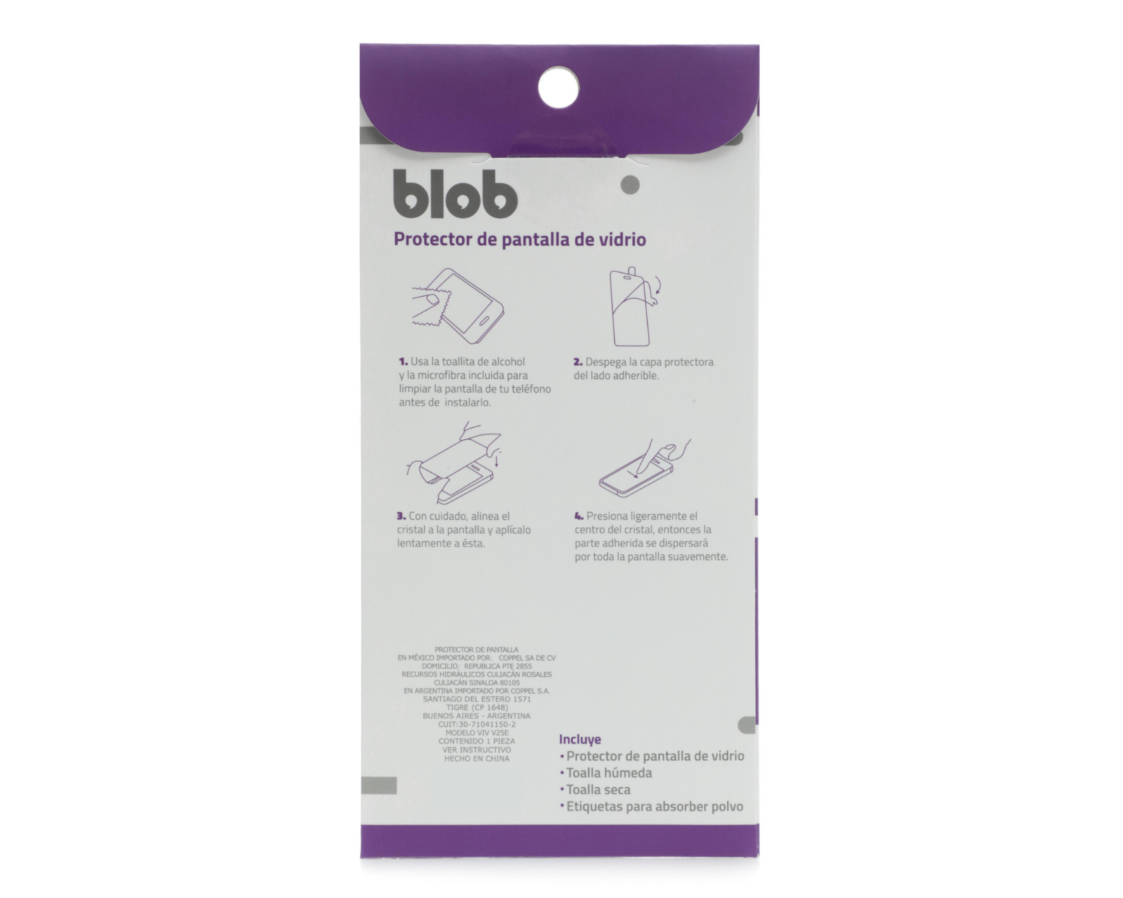 Foto 3 pulgar | Protector de Pantalla Blob para Xiaomi Redmi Note 12S