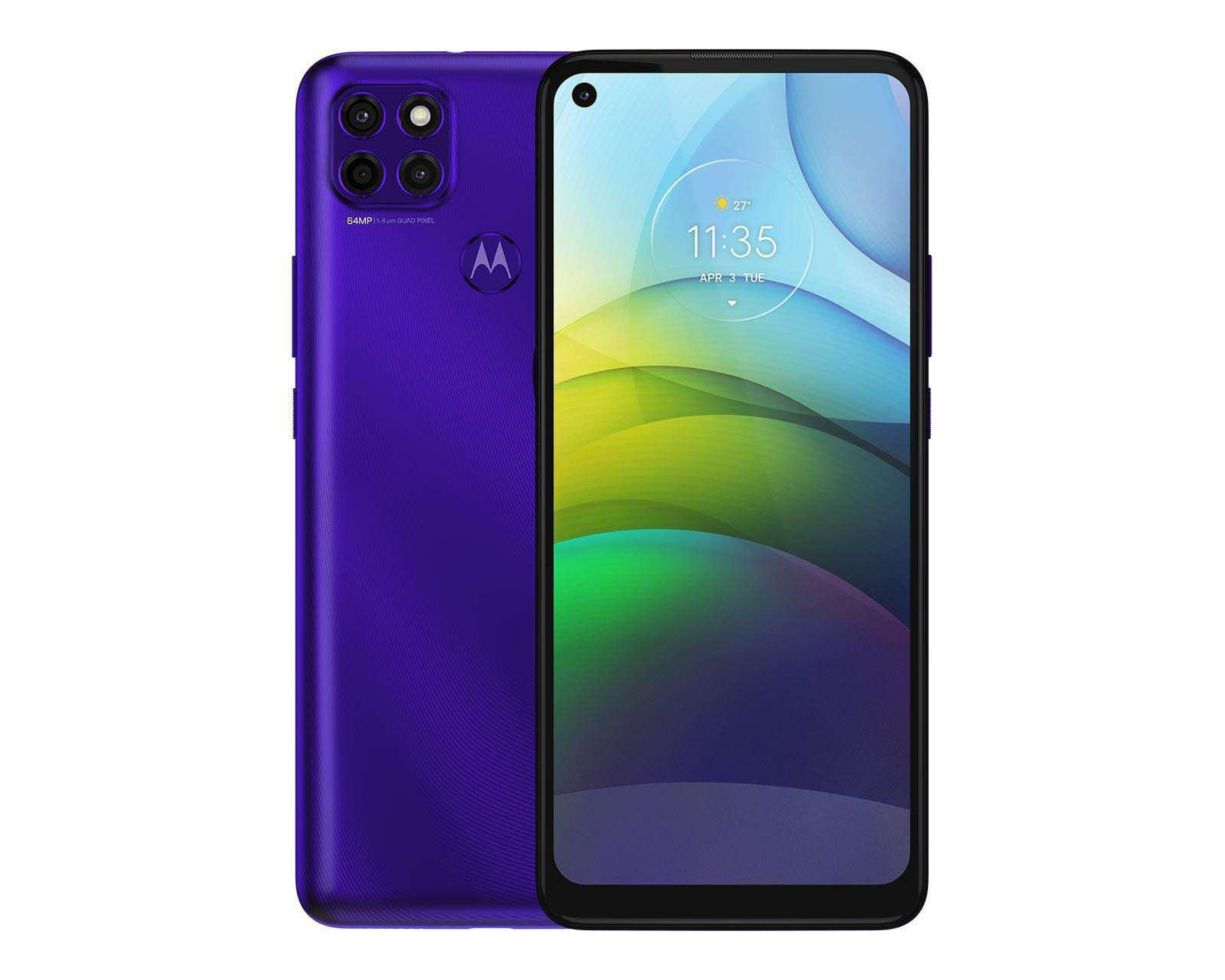 Foto 2 pulgar | AT&T/Unefon Motorola Moto G9 Power 128 GB Morado