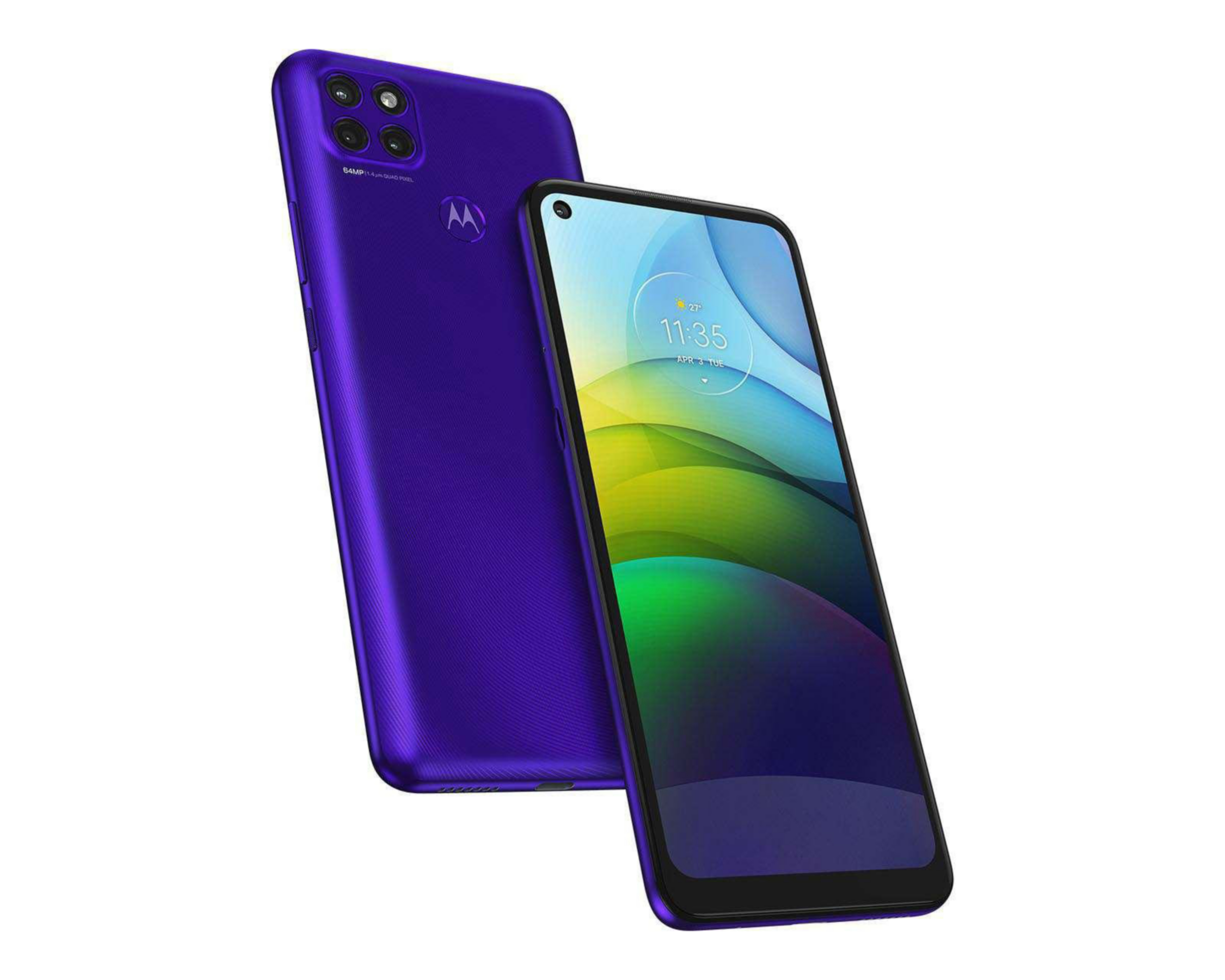 Foto 2 | AT&T/Unefon Motorola Moto G9 Power 128 GB Morado