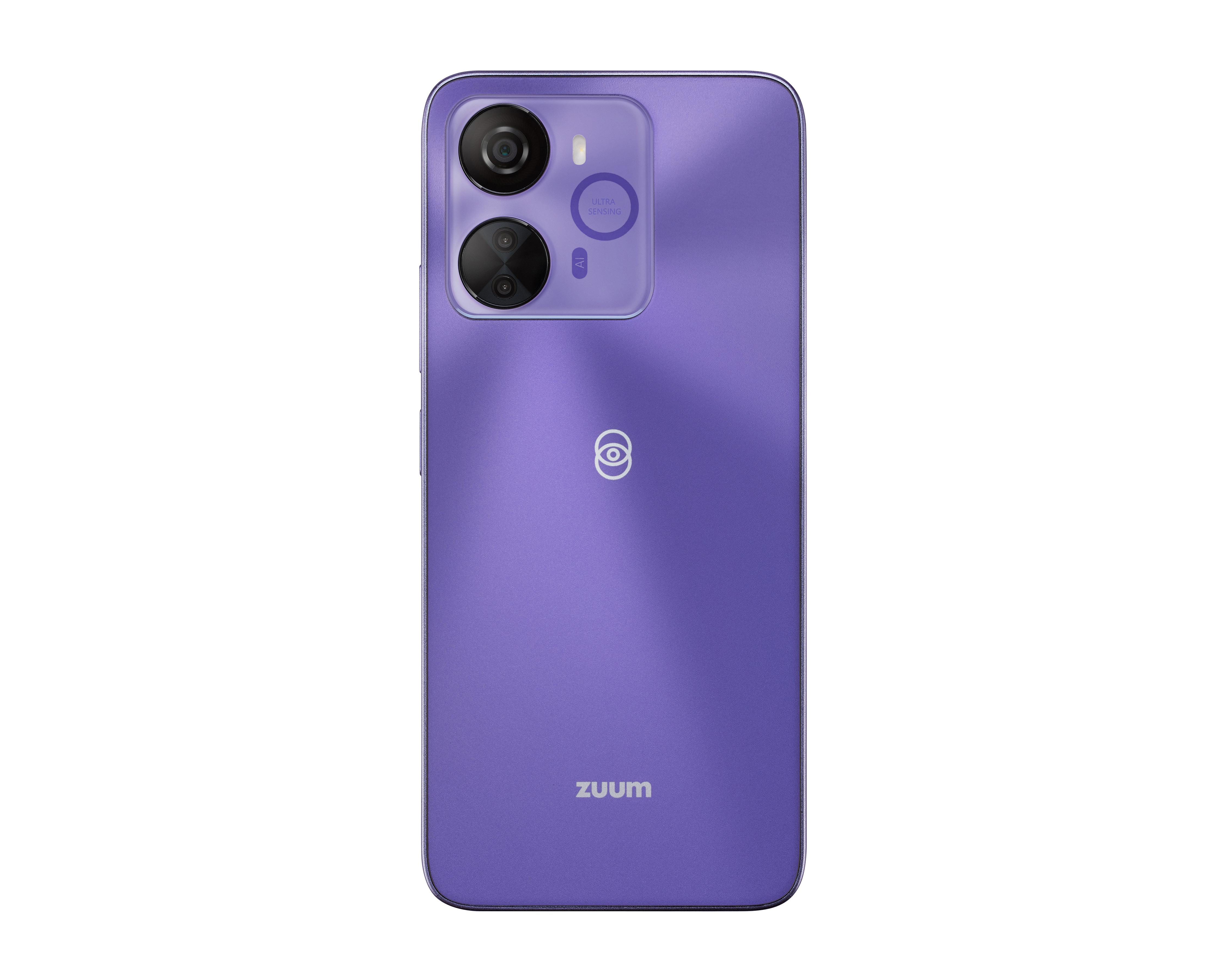 Foto 2 | Celular Zuum Desbloqueado Aura M1 128 GB Morado