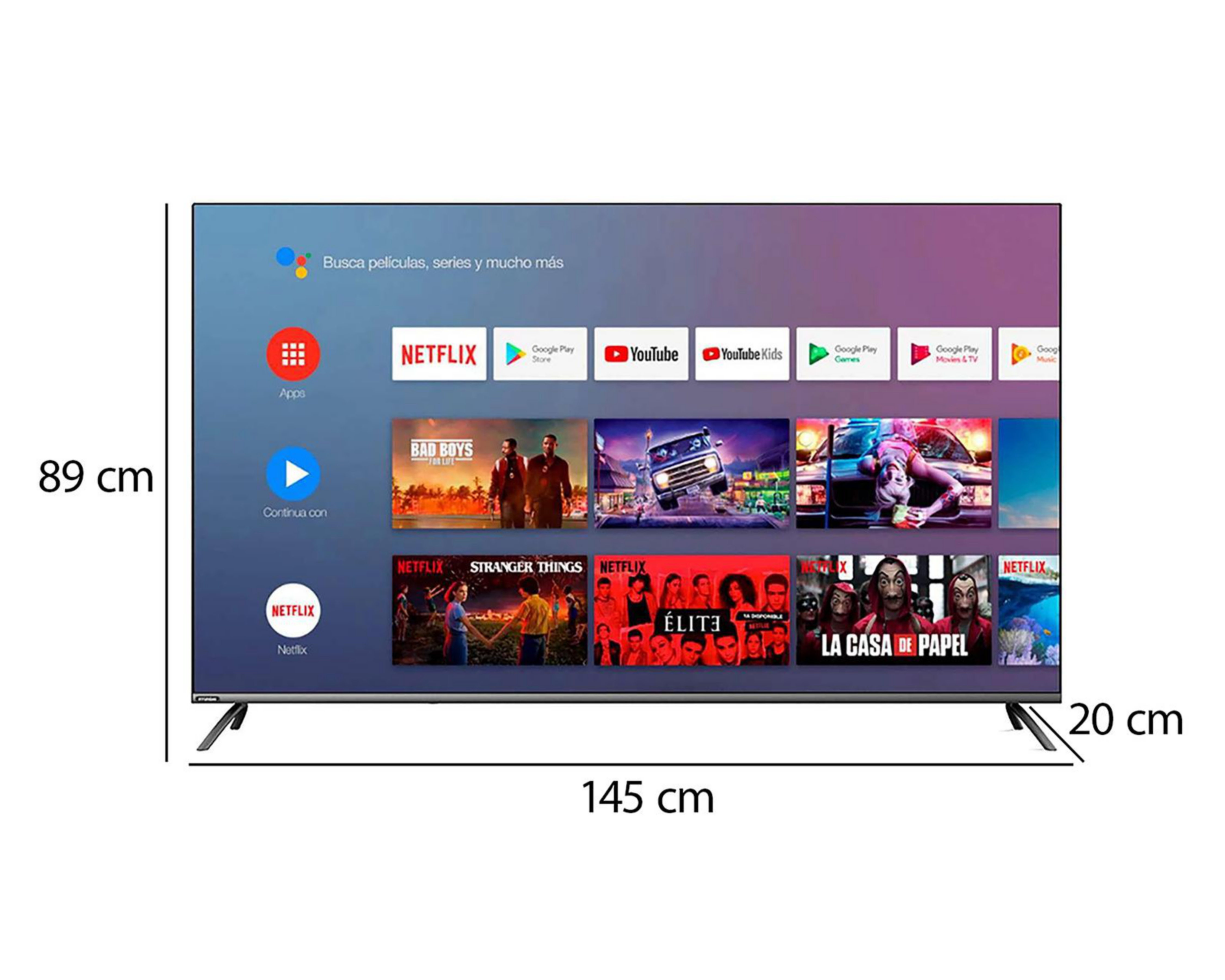 Foto 11 pulgar | Pantalla LED Hyundai 65" UHD 4K Smart TV HYLED6507A4KM