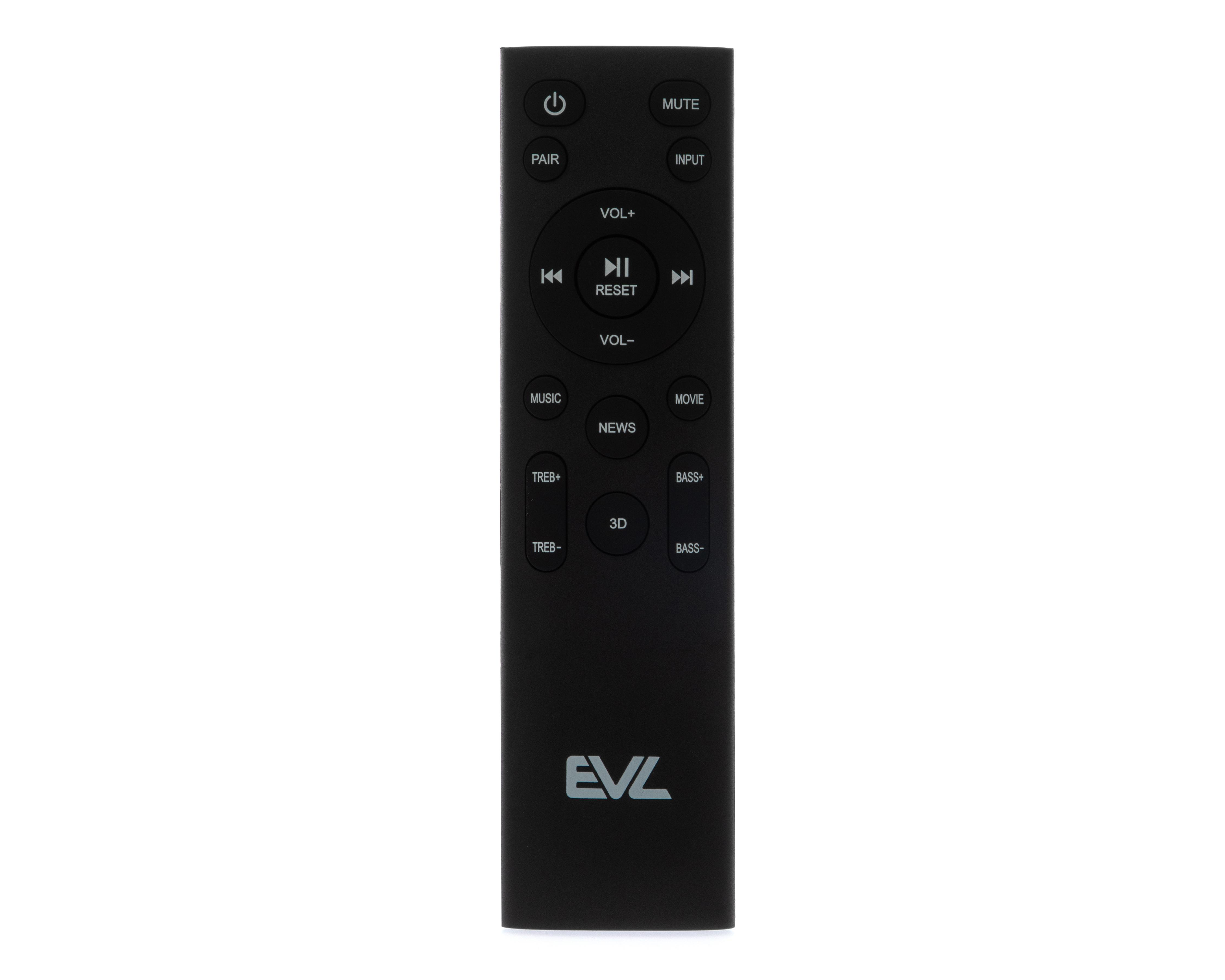 Foto 6 pulgar | Barra de Sonido EVL FS68H-2.0-P 2.0 Canales 60 W