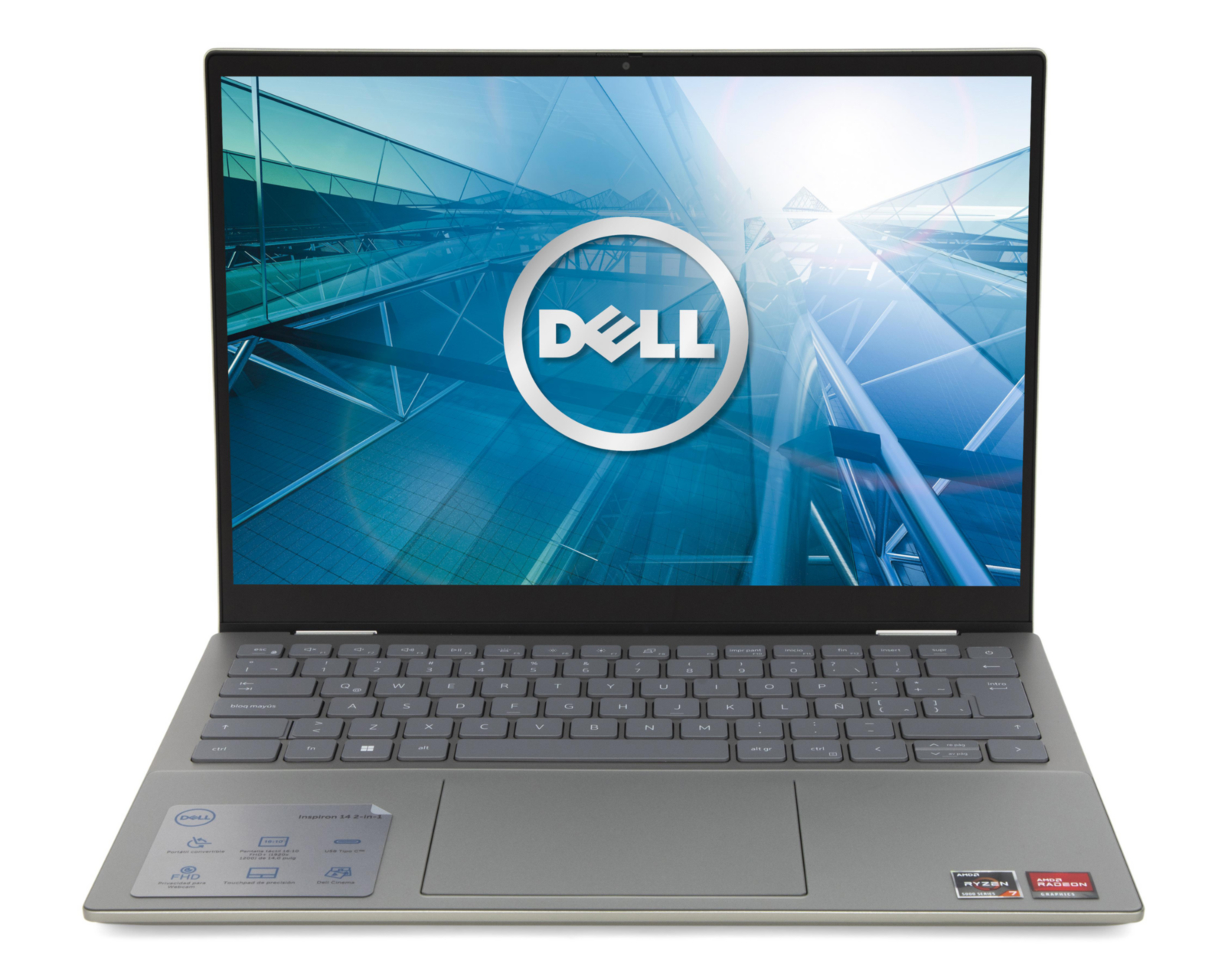 Laptop Dell I7425FTR716512EW11 16' Windows 11 Home AMD Ryzen 7 16 GB RAM 512 GB SSD Plata $22,999