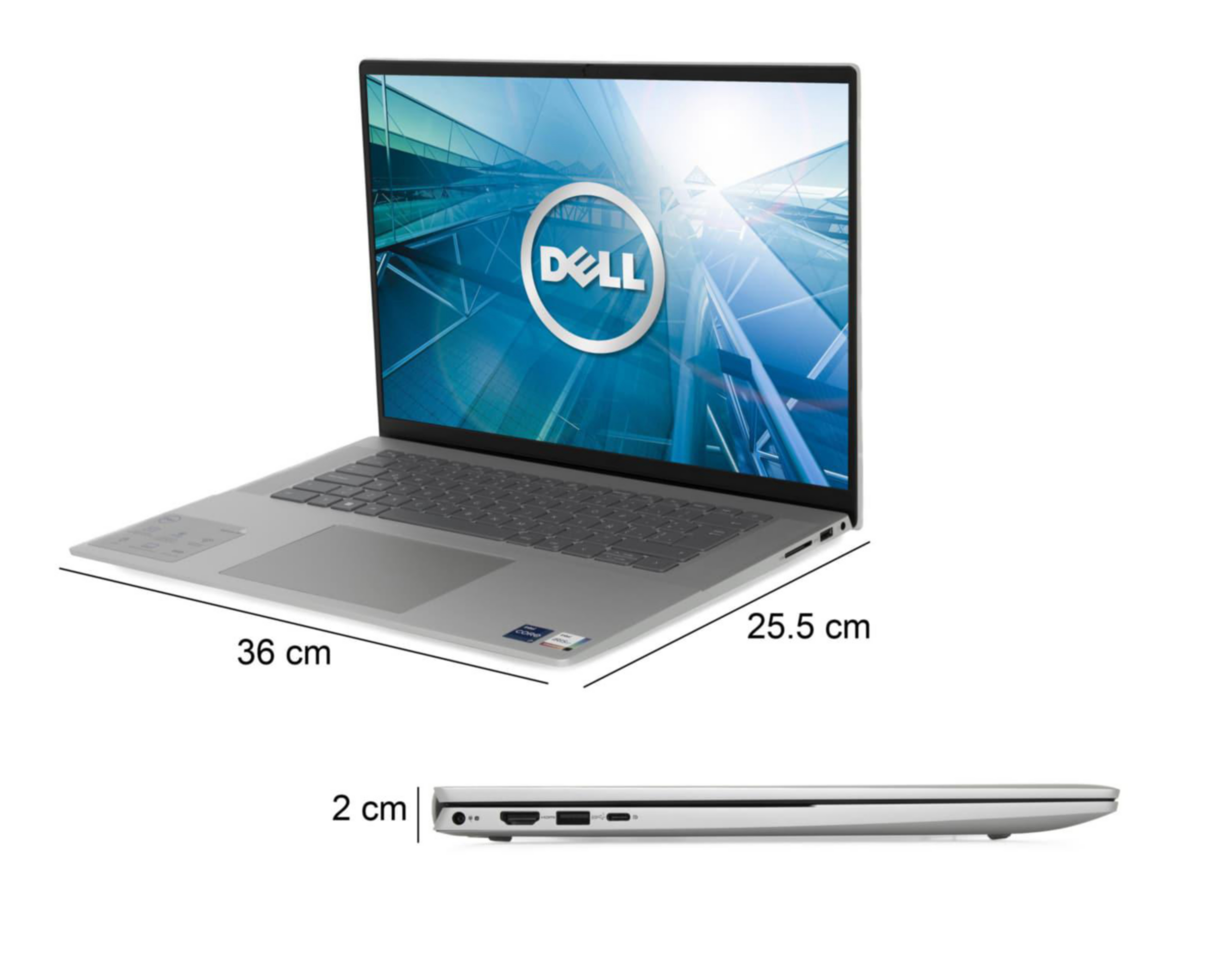 Foto 8 pulgar | Laptop Dell I5620FI716512SW11 16" Windows 11 Home Intel Core i7 16 GB 512 GB SSD Plata
