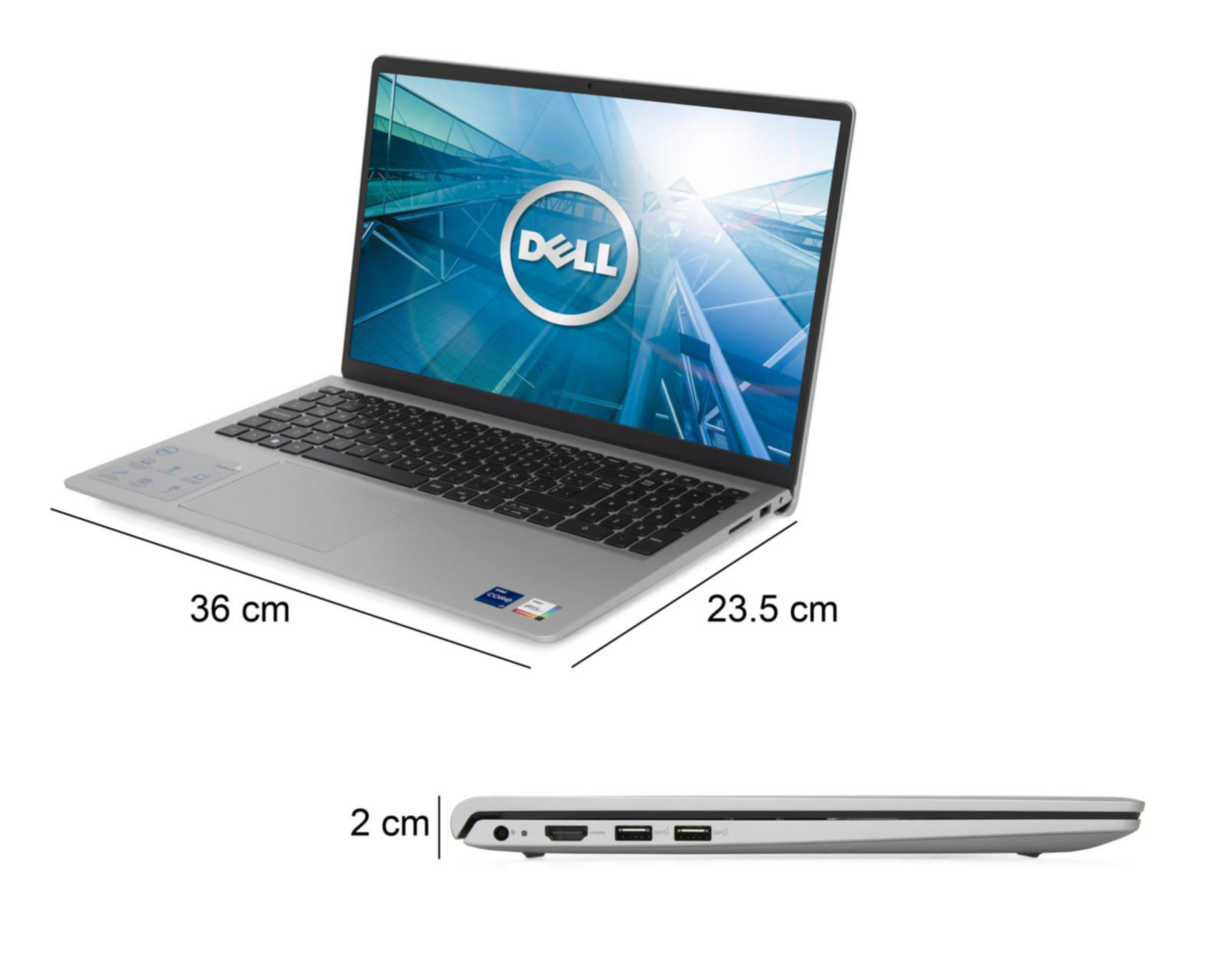 Foto 8 pulgar | Laptop Dell I3520FN1I716512SW11 15.6" Windows 11 Home Intel Core i7 16 GB RAM 512 SSD Plata