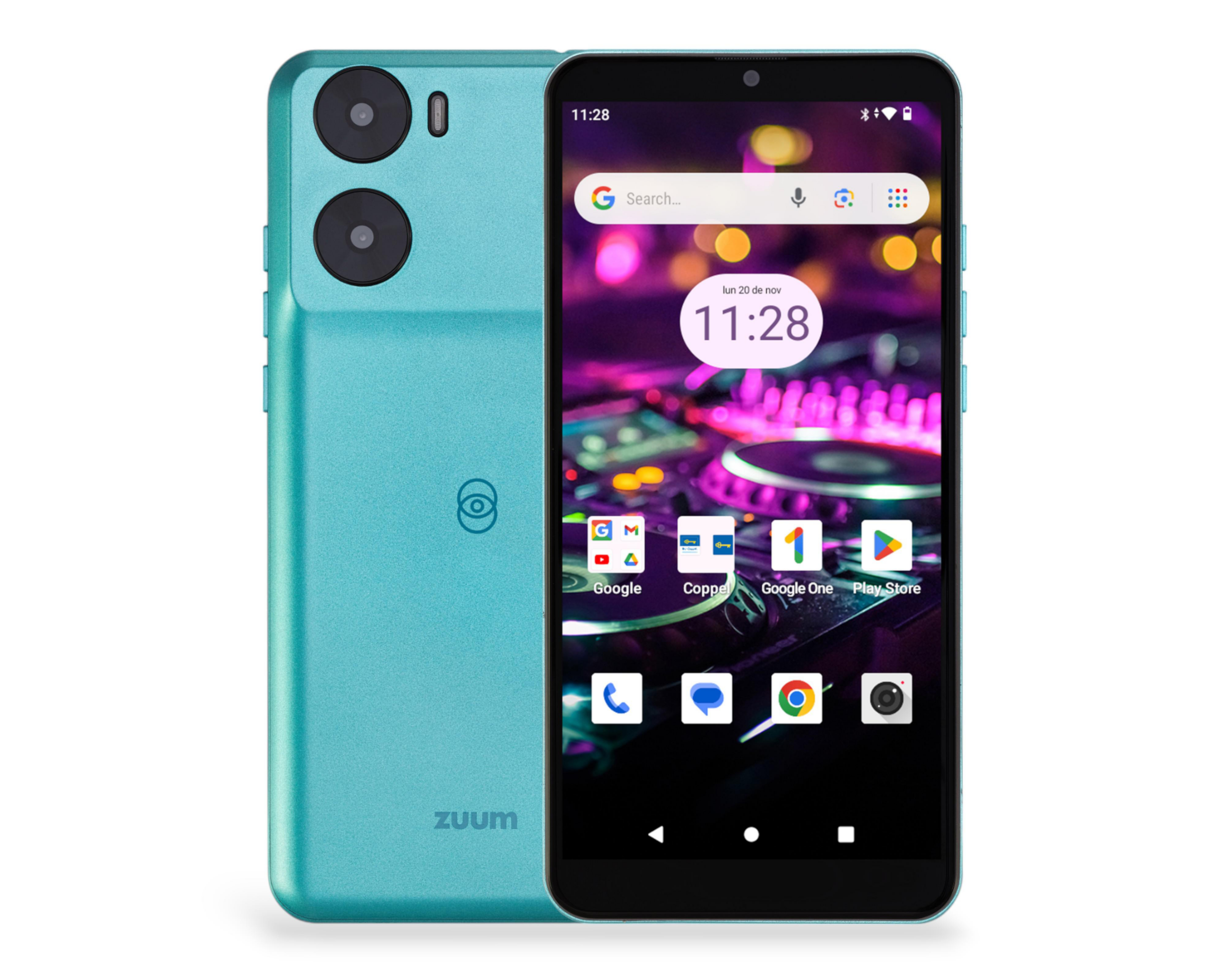 Celular Zuum Desbloqueado Magno P1 64 GB Verde $1,099