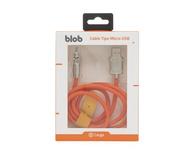 Foto 3 | Cable Blob Tipo Micro USB 1 Metro