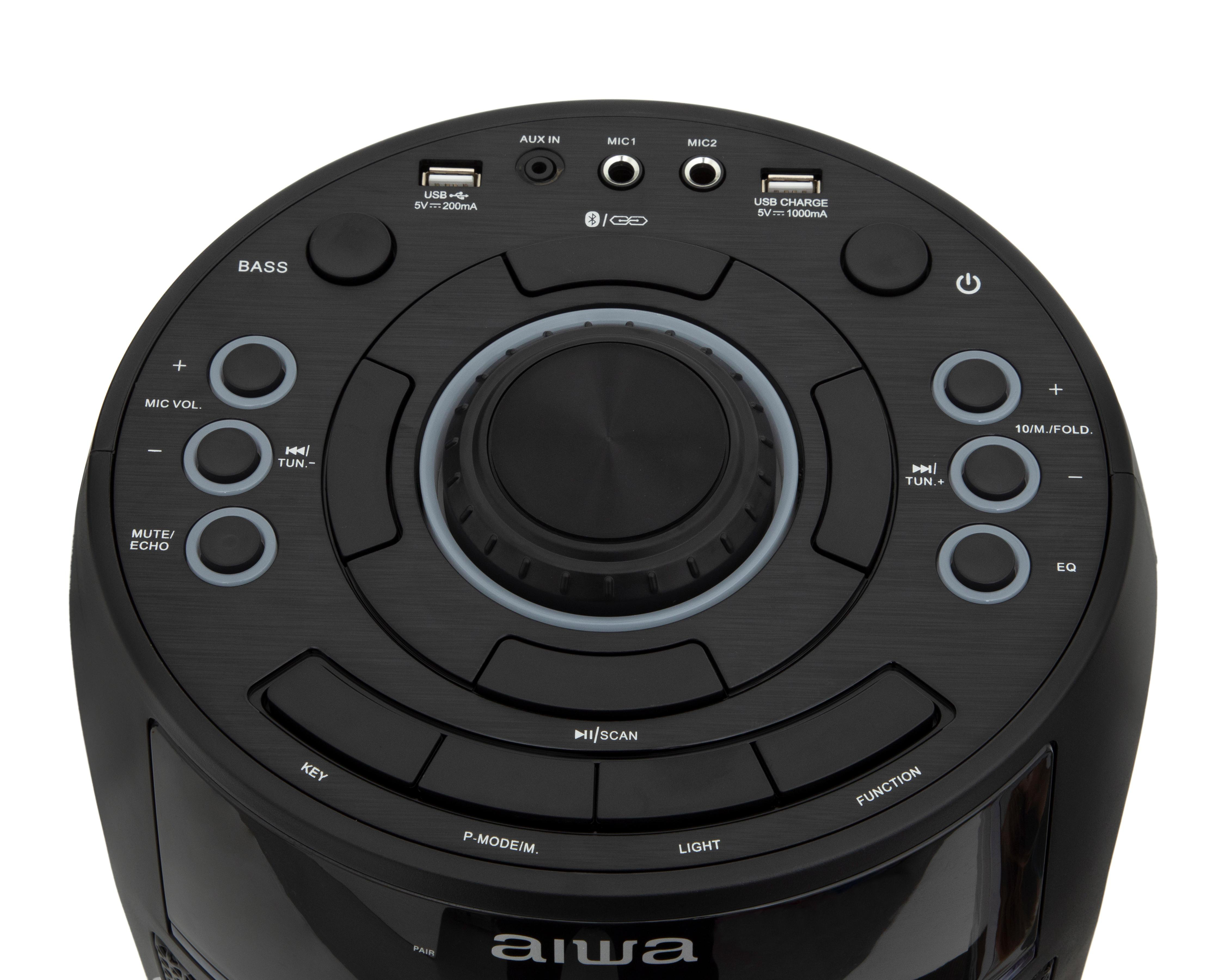 Foto 6 pulgar | Bocina Bluetooth Portátil AIWA AWPOK9D 50W con Panel LED