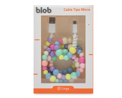 Foto 3 | Cable Blob Tipo USB-C a MicroUSB de 1 Metro
