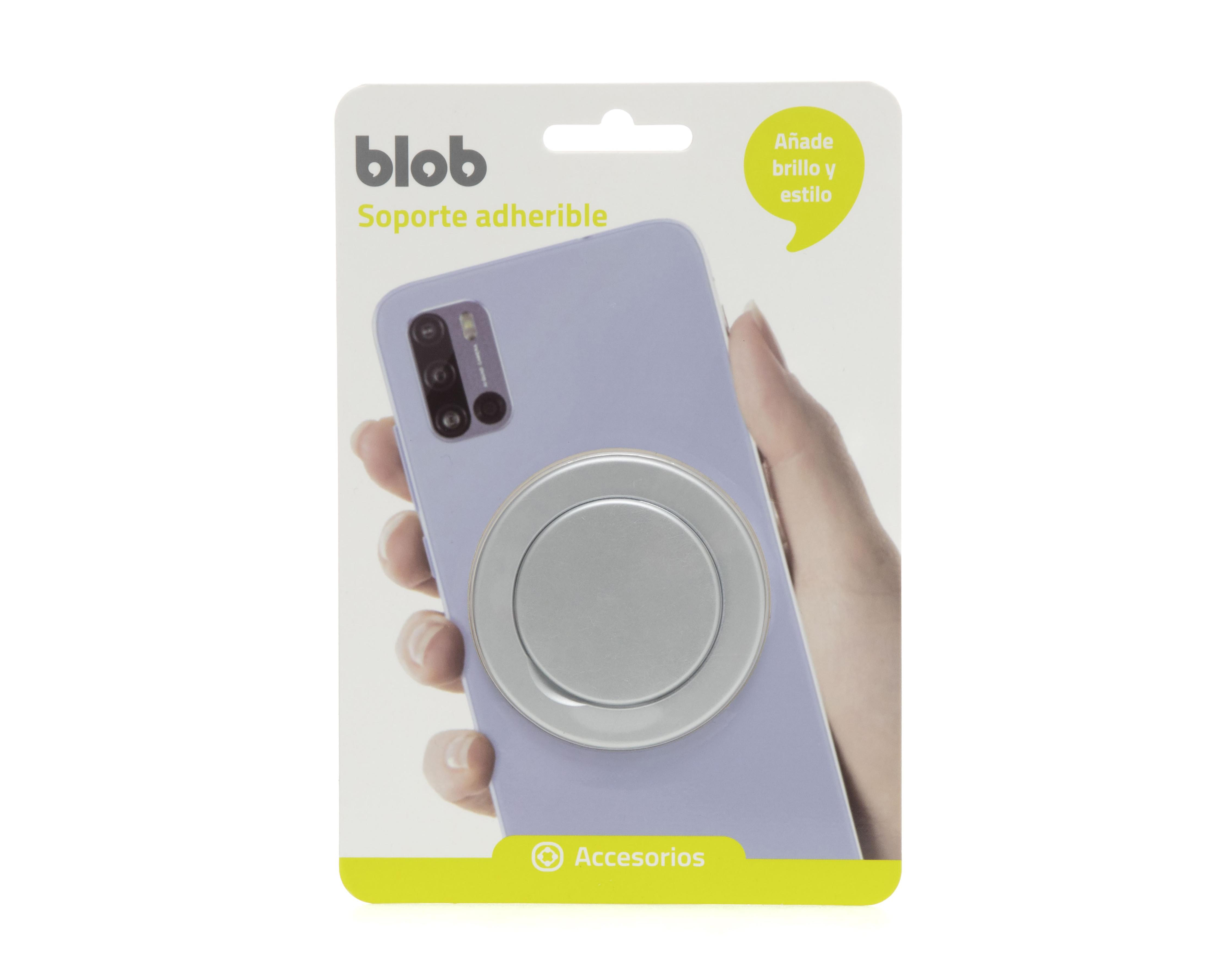 Soporte Adherible Blob Plata para Celular