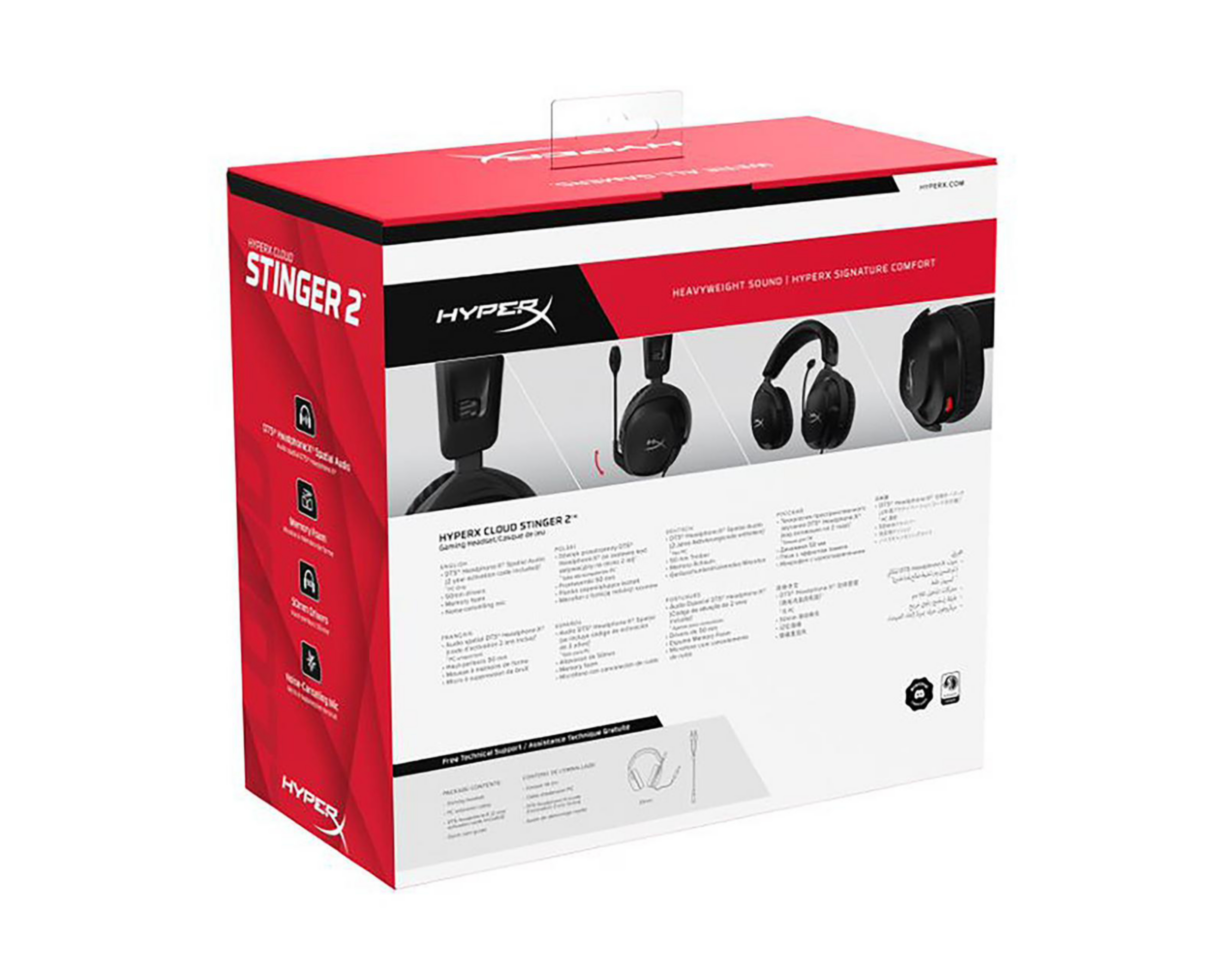 Foto 9 pulgar | Audífonos de Diadema Hyperx con Cancelación de Ruido Cloud Stinger