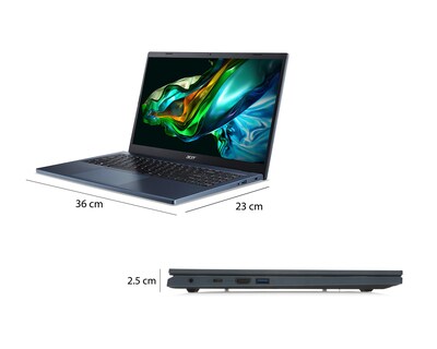 Foto 7 | Laptop Acer Aspire 3 A315-2 15.6" Windows 11 AMD Ryzen 3 8 GB RAM 512 GB SSD Azul