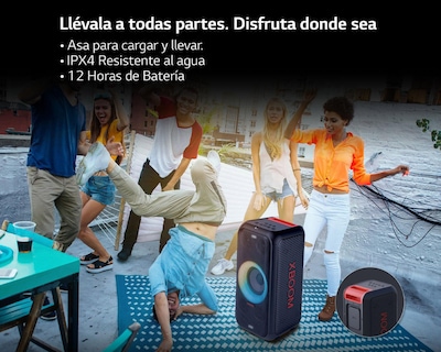 Foto 7 | Bocina Bluetooth Portátil LG XBOOM XL5S 200 W con Luces