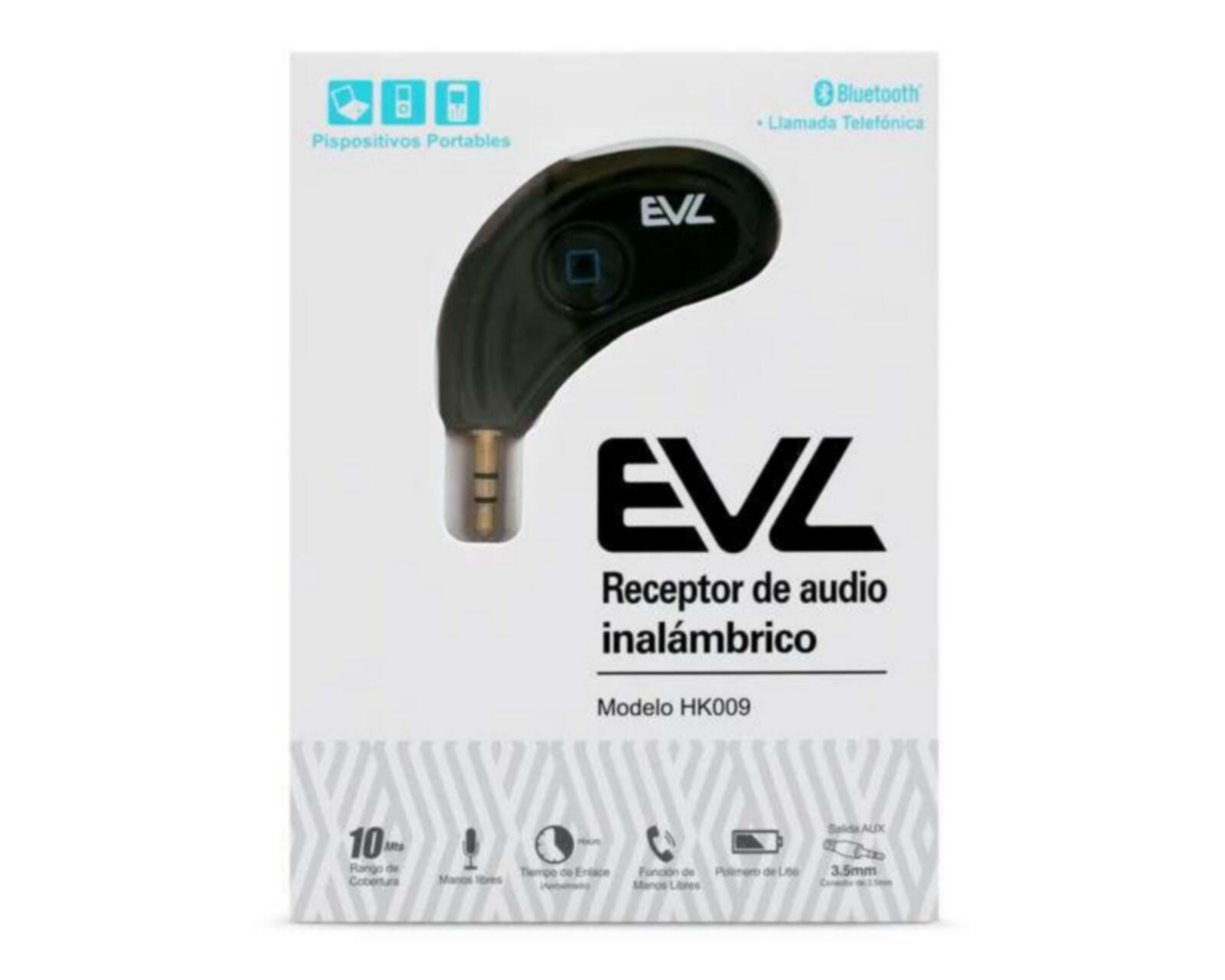 Foto 7 pulgar | Receptor de Audio Inalámbrico EVL HK009