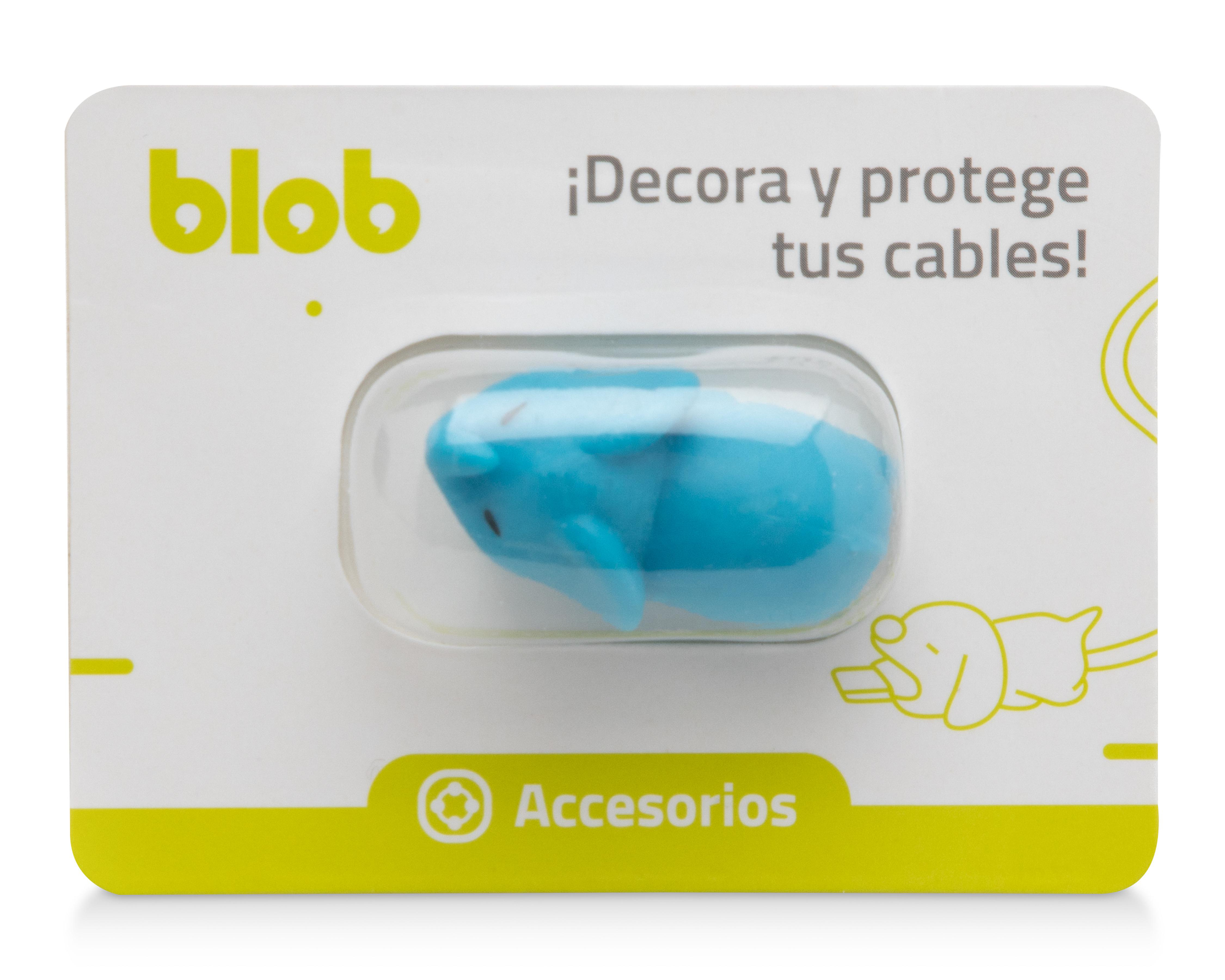 Foto 6 pulgar | Protector de Cable Blob Universal Azul