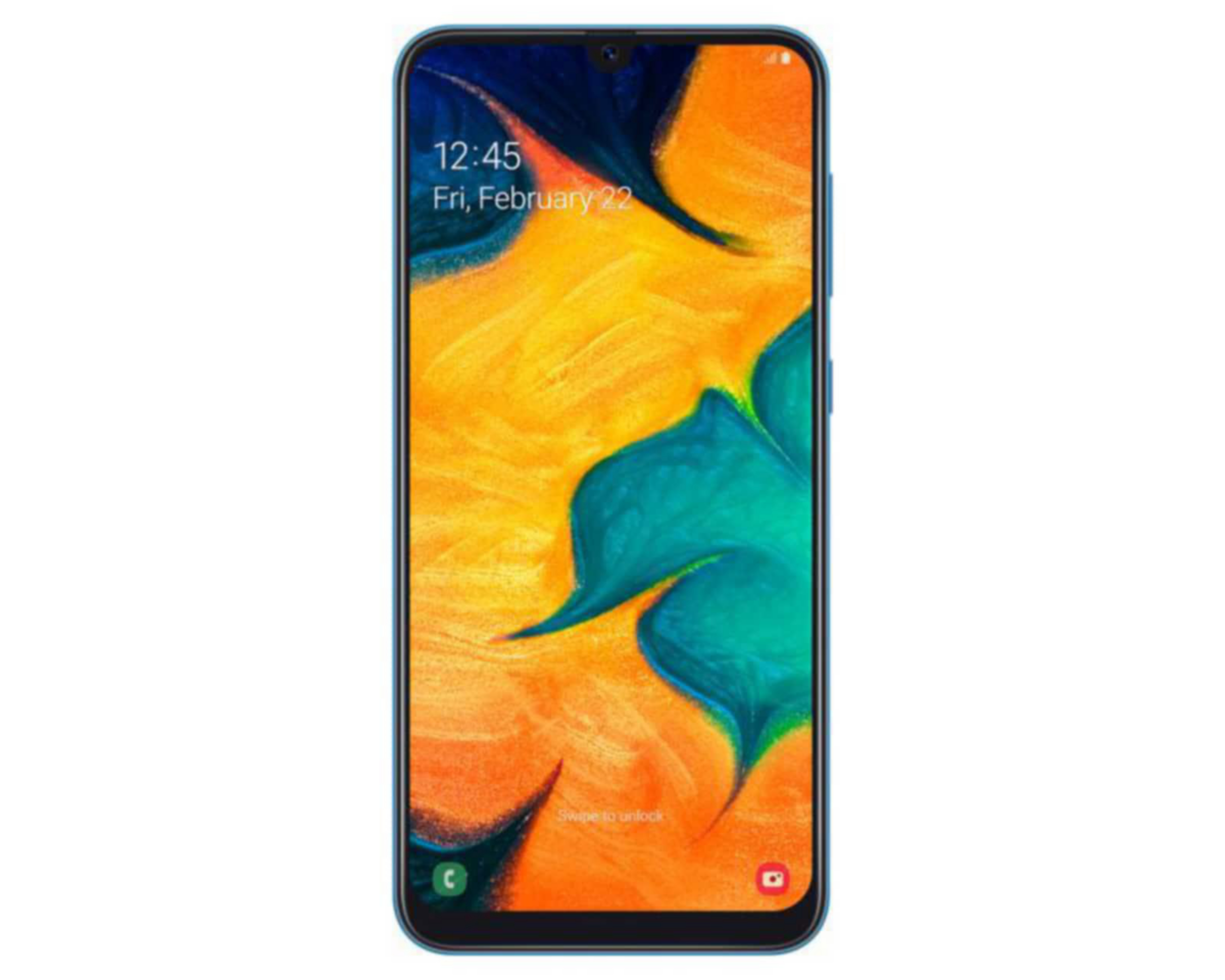 Foto 2 pulgar | Movistar Samsung Galaxy A30 32 GB Azul