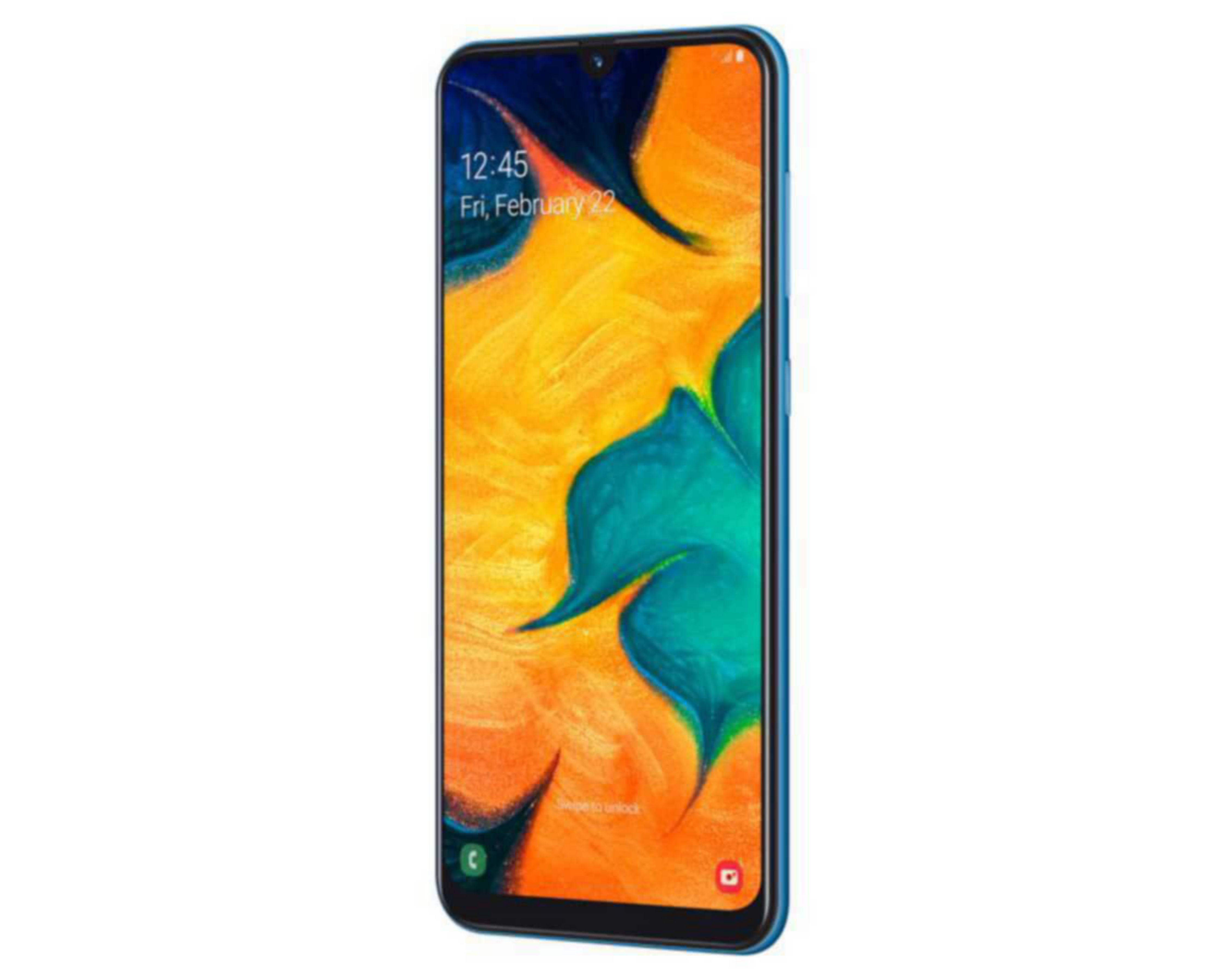 Foto 4 pulgar | Movistar Samsung Galaxy A30 32 GB Azul