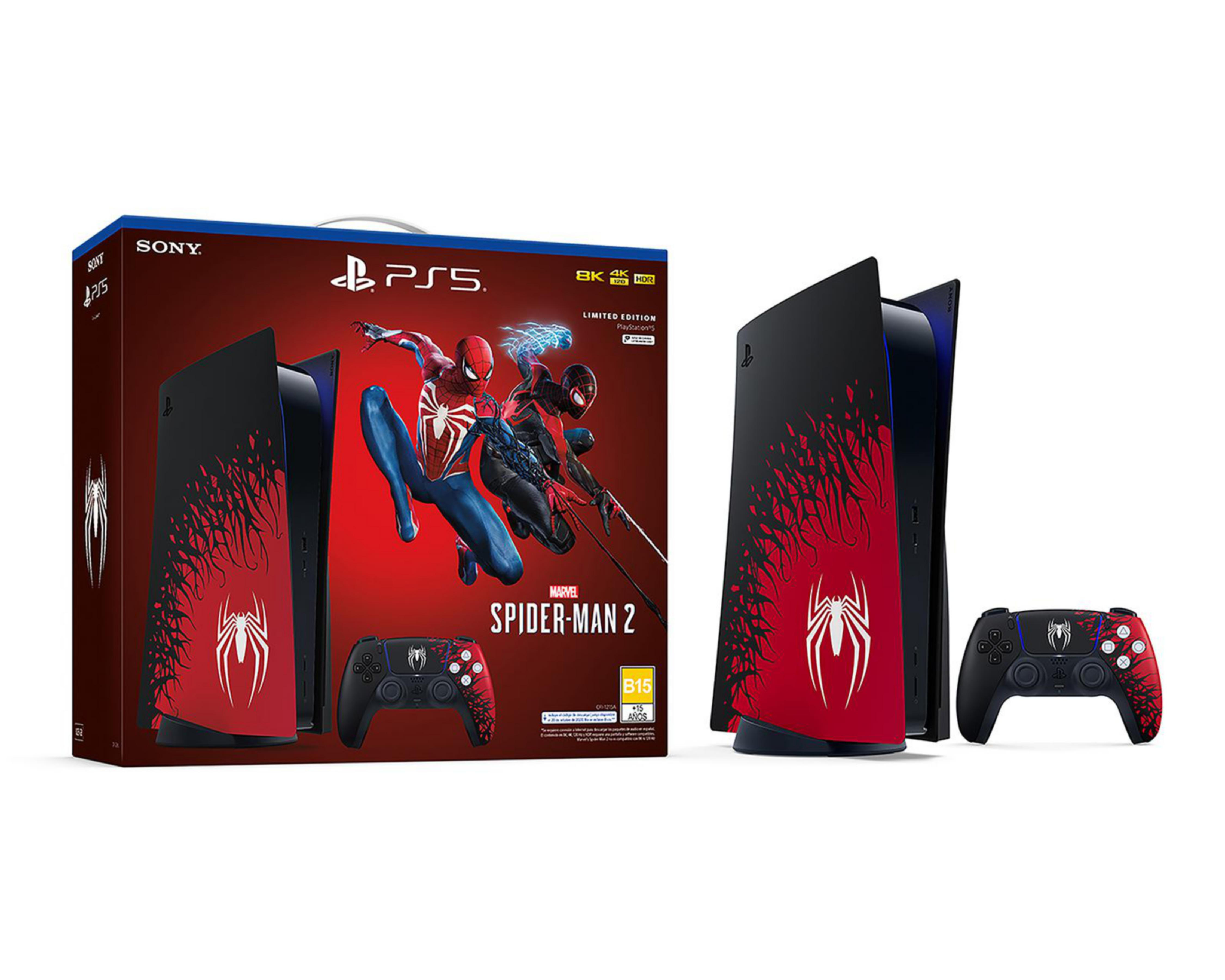 Foto 3 pulgar | Consola PlayStation 5 de 825 GB Spider-Man 2