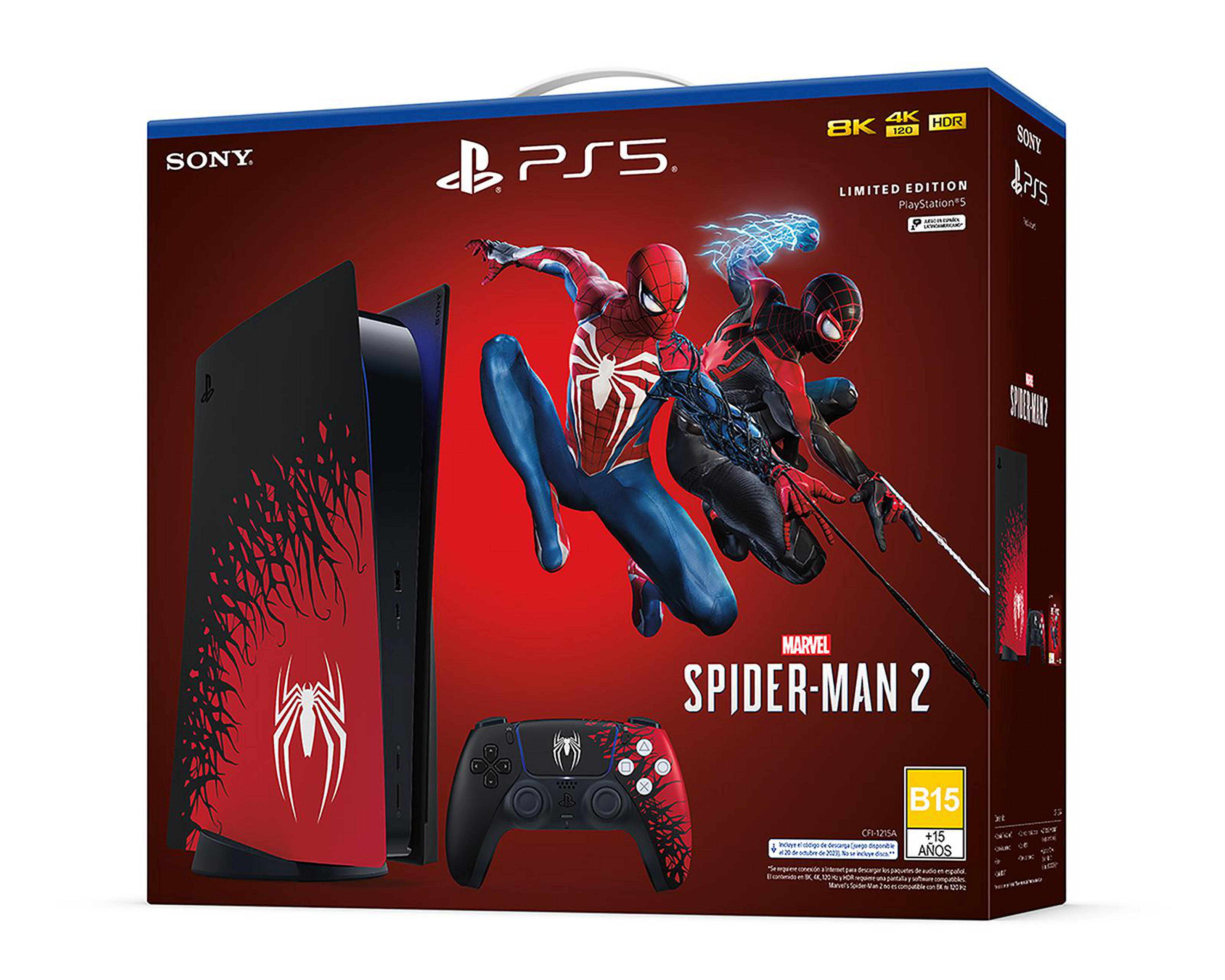 Foto 4 pulgar | Consola PlayStation 5 de 825 GB Spider-Man 2