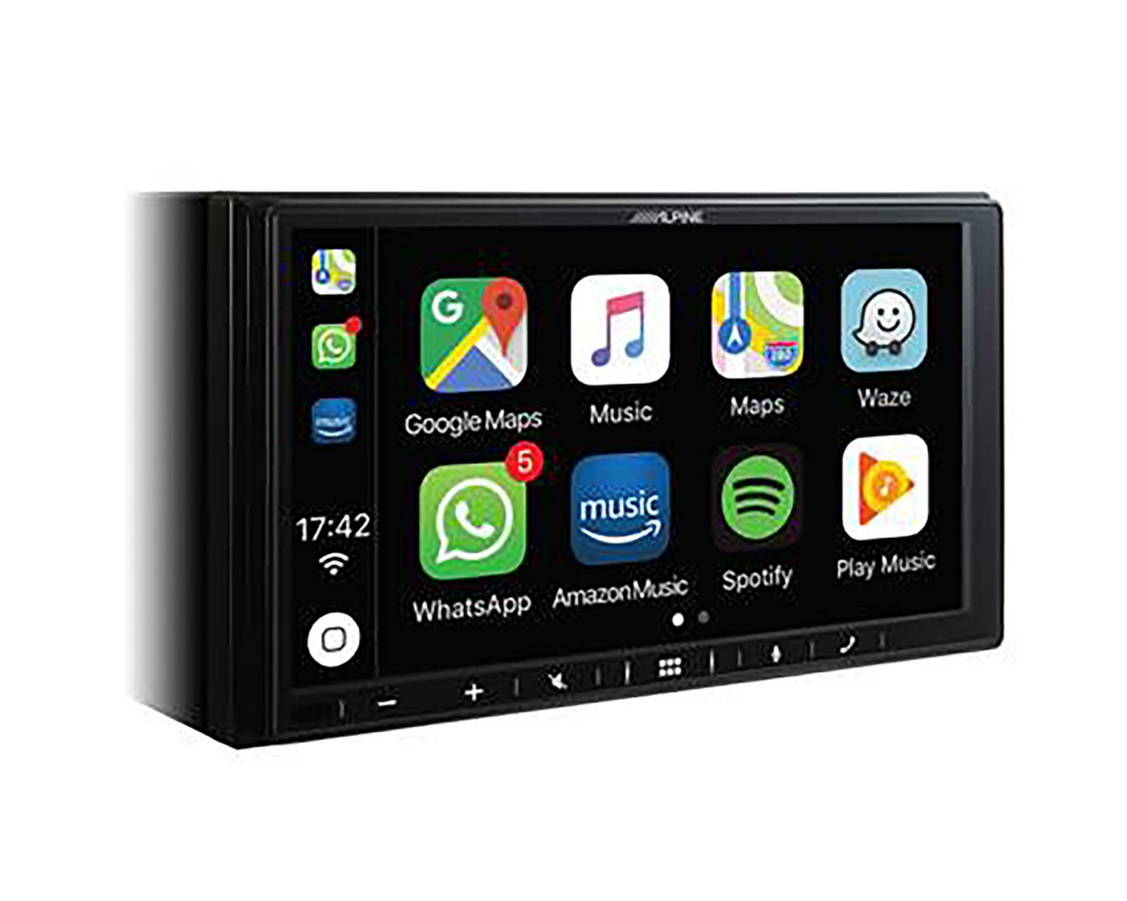 Foto 3 pulgar | Autoestéreo Alpine Multimedia sin CD ILX-W650 de 6.8" Bluetooth Compatible con Android Auto Negro