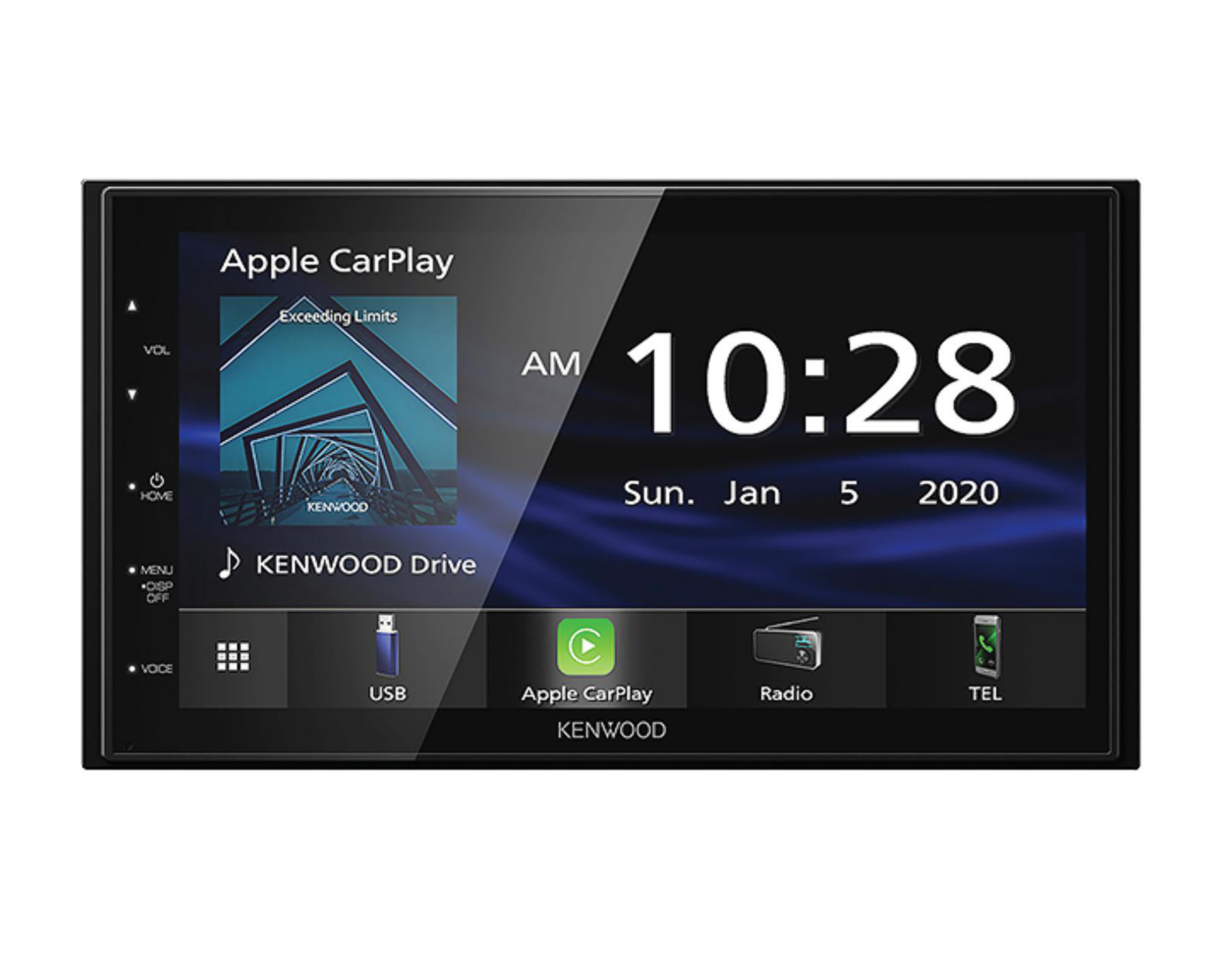 Foto 3 pulgar | Autoestéreo Kenwood Multimedia sin CD DMX47S de 6.8" Bluetooth Compatible con Android Auto Negro