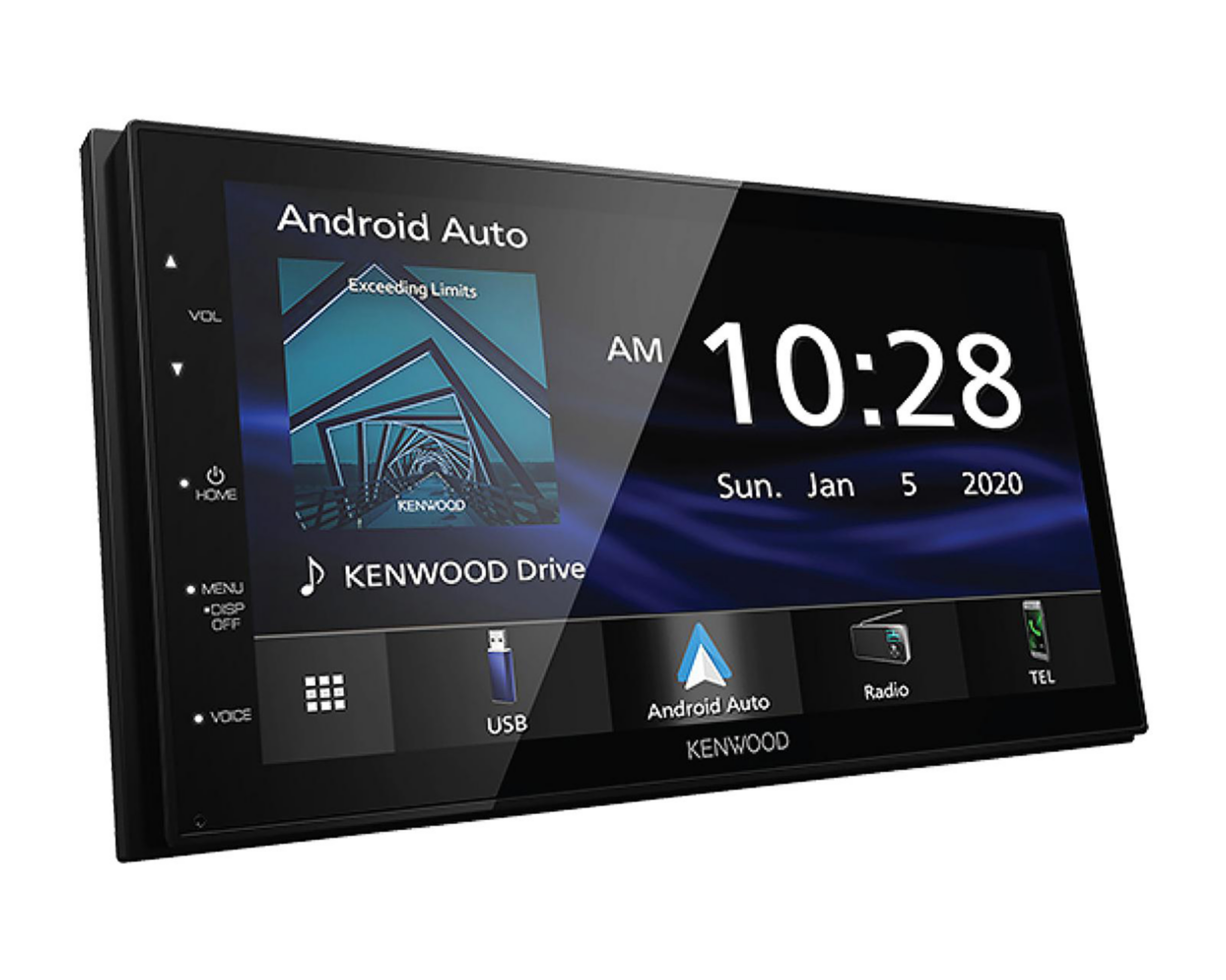 Foto 4 pulgar | Autoestéreo Kenwood Multimedia sin CD DMX47S de 6.8" Bluetooth Compatible con Android Auto Negro