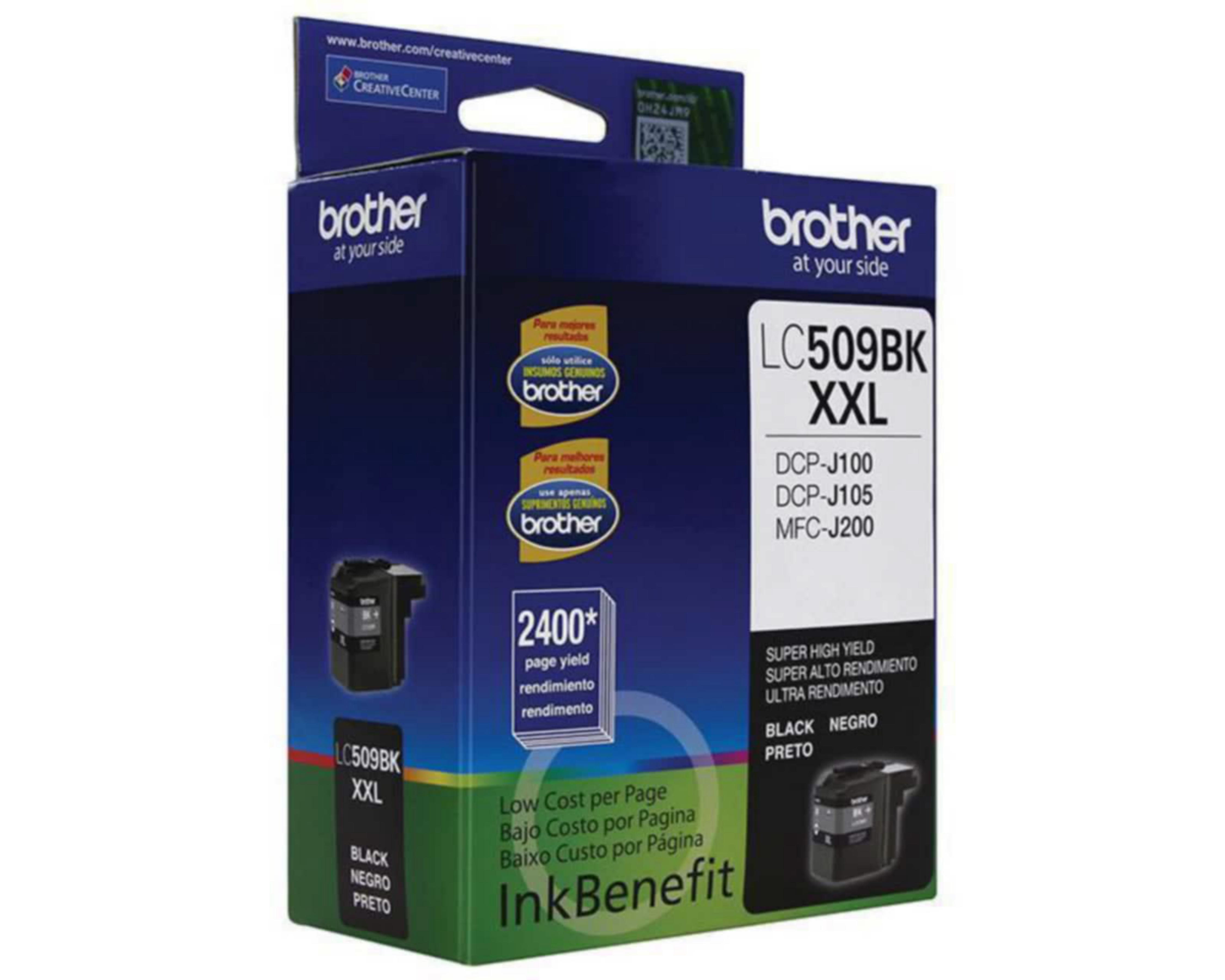 Foto 2 | Cartucho de Tinta Brother LC509BK Negro