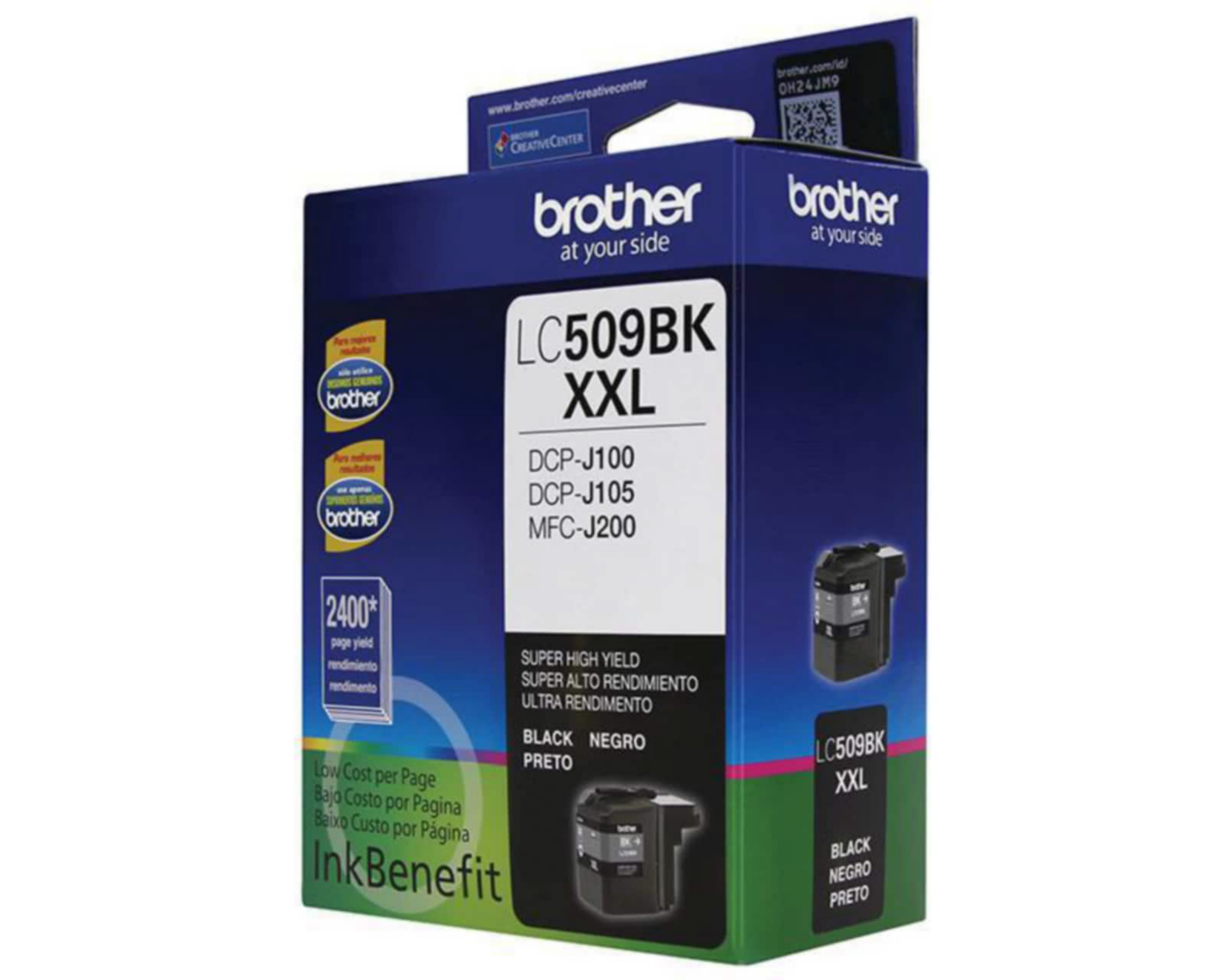 Foto 4 pulgar | Cartucho de Tinta Brother LC509BK Negro