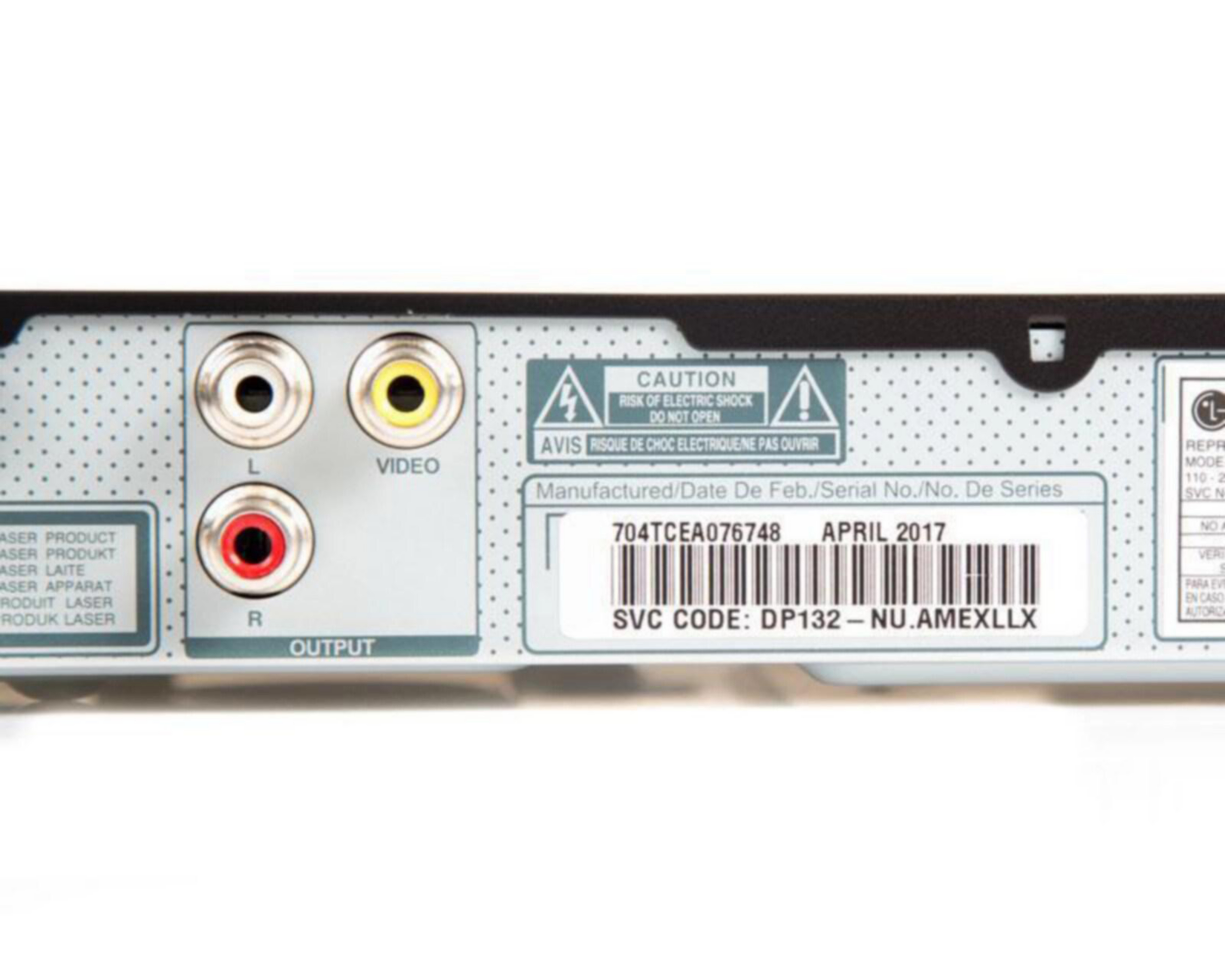 Foto 5 pulgar | Reproductor DVD LG DP122/DP132 USB