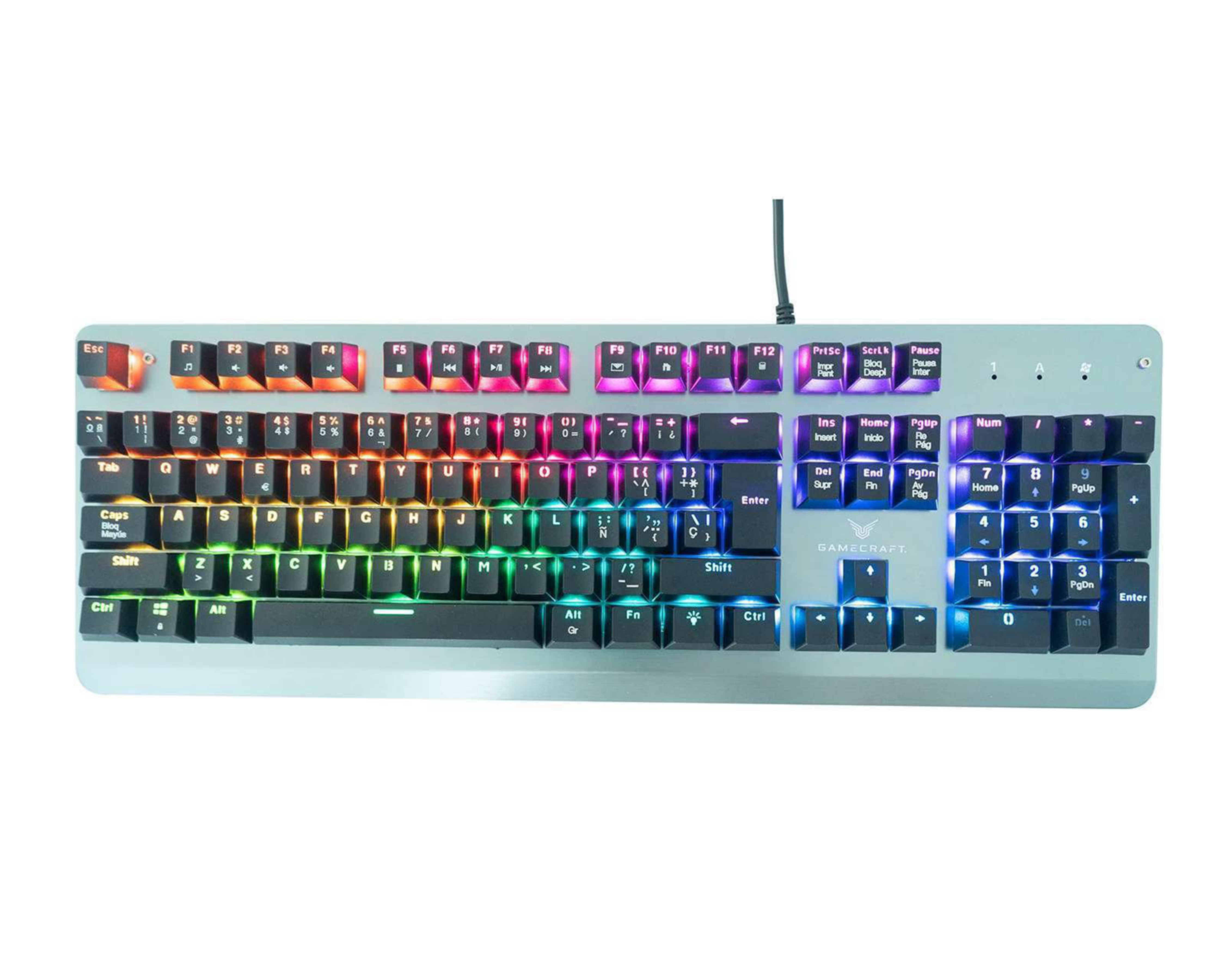 Foto 1 | Teclado Alámbrico Gamecraft Krypton T2000