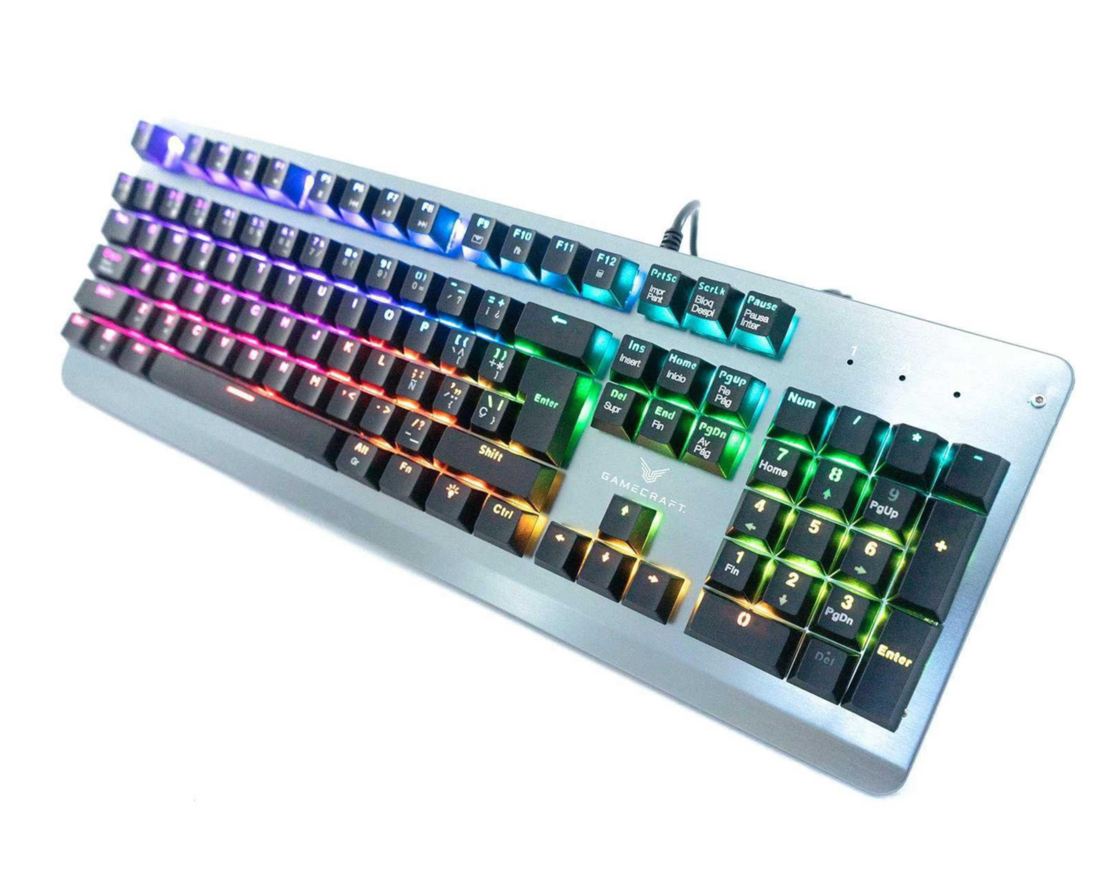 Foto 2 | Teclado Alámbrico Gamecraft Krypton T2000