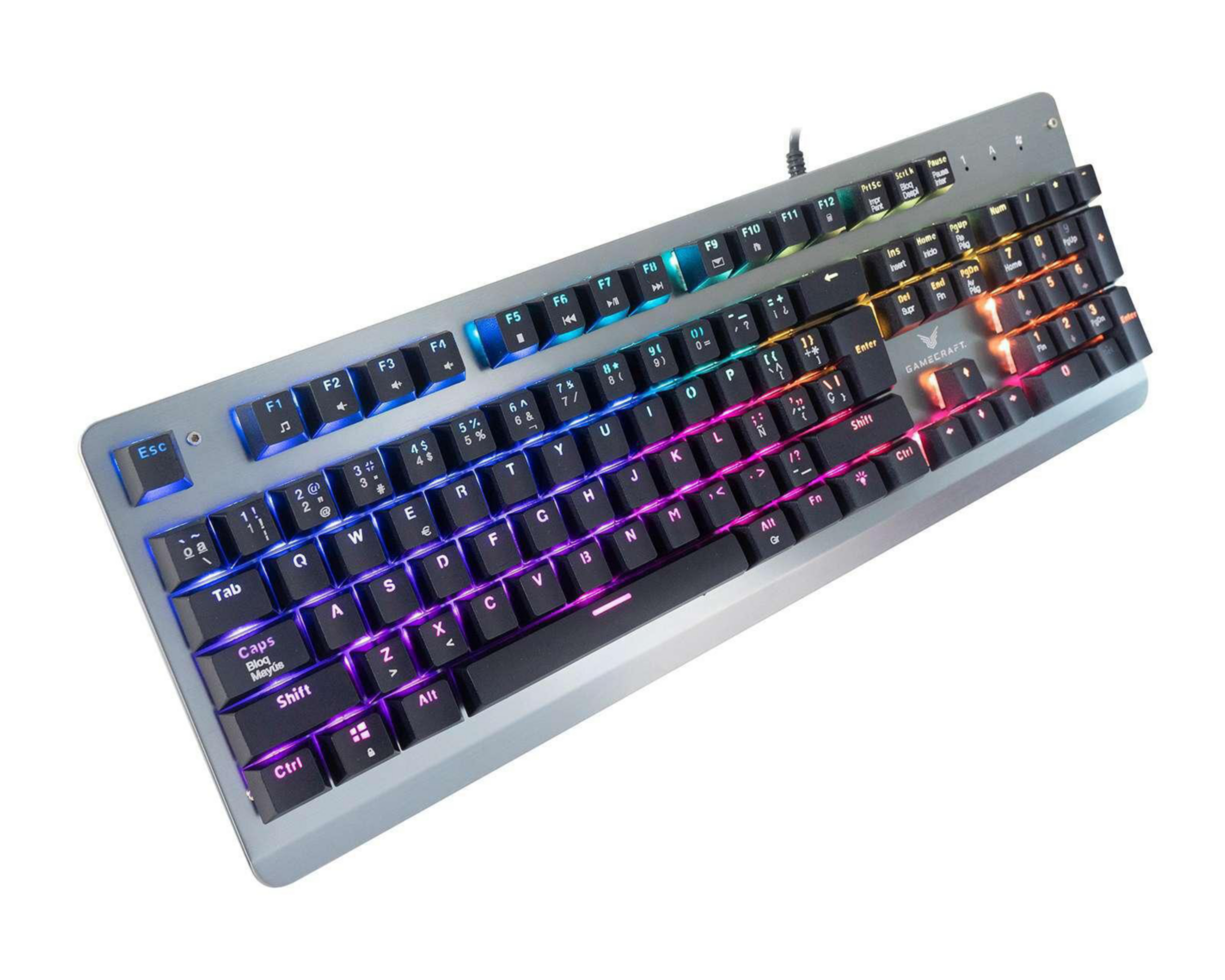 Foto 4 | Teclado Alámbrico Gamecraft Krypton T2000