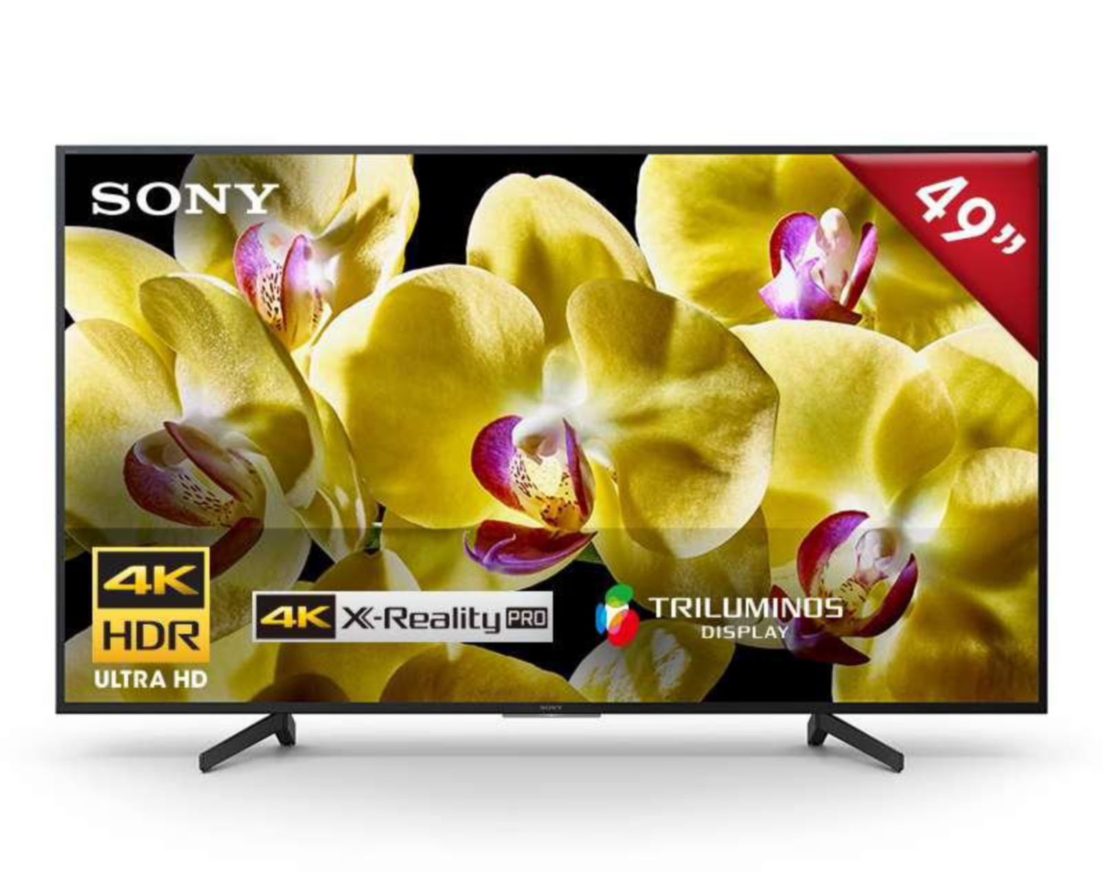 Pantalla LED Sony 49" Ultra HD 4K Smart TV XBR-49X800G LA 1