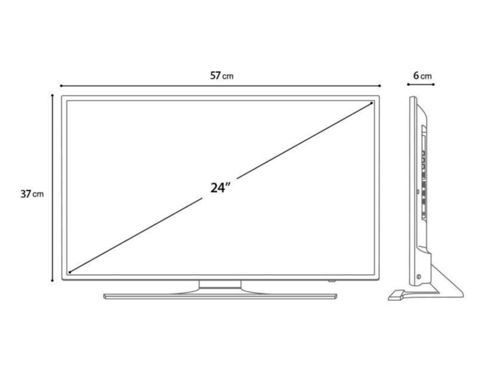 Foto 9 pulgar | Pantalla LED LG 24" HD Smart TV 24TL520S-PU