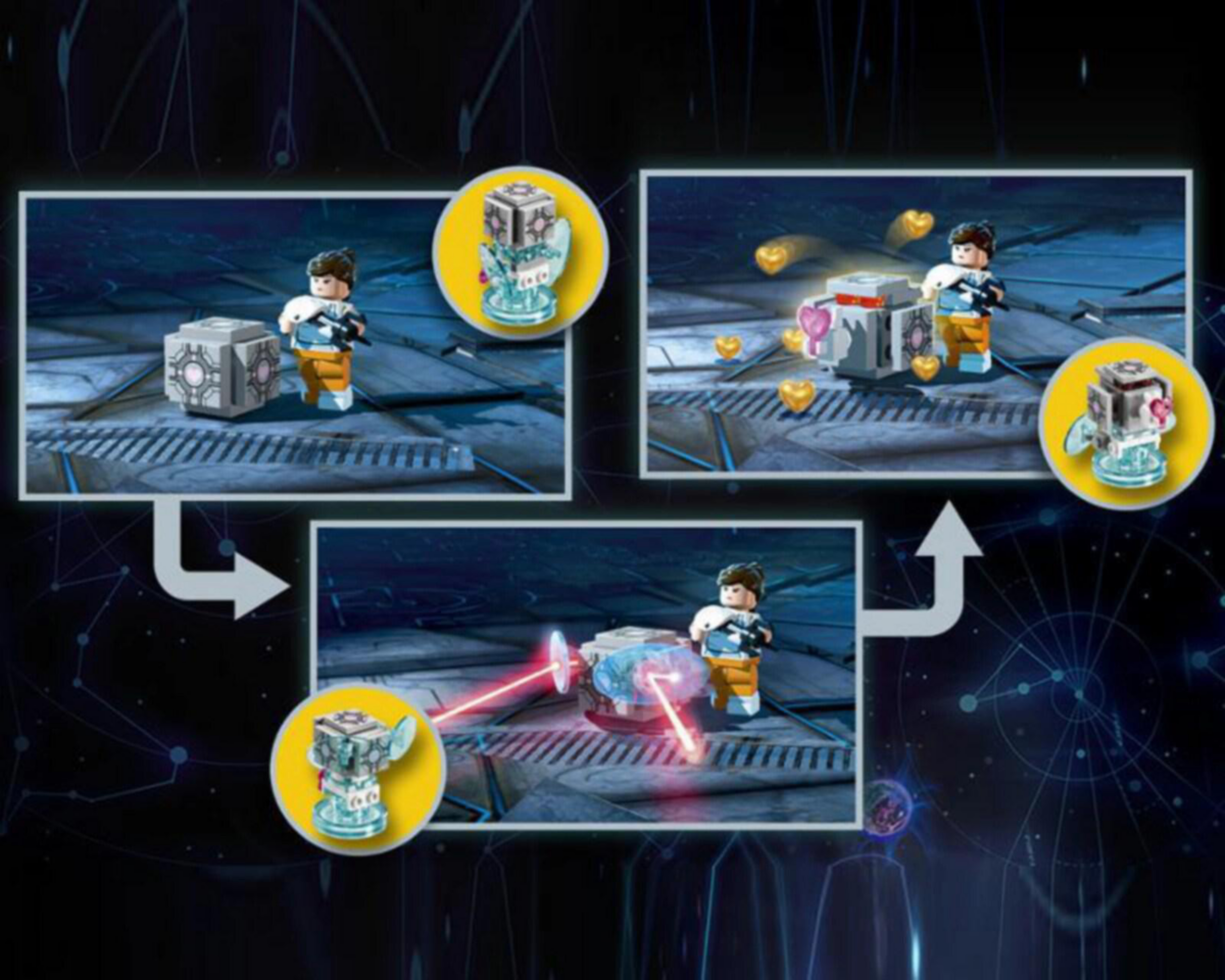 Foto 7 pulgar | Level Pack LEGO Dimensions Chell