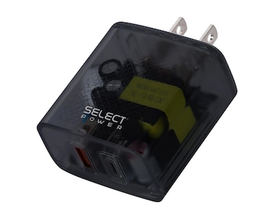Foto 1 | Adaptador de Corriente Select Power con Entrada USB y USB-C 20W