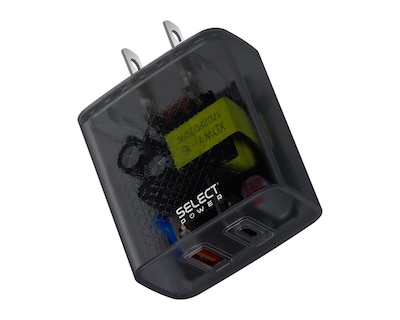 Foto 4 | Adaptador de Corriente Select Power con Entrada USB y USB-C 20W