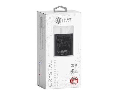 Foto 6 | Adaptador de Corriente Select Power con Entrada USB y USB-C 20W