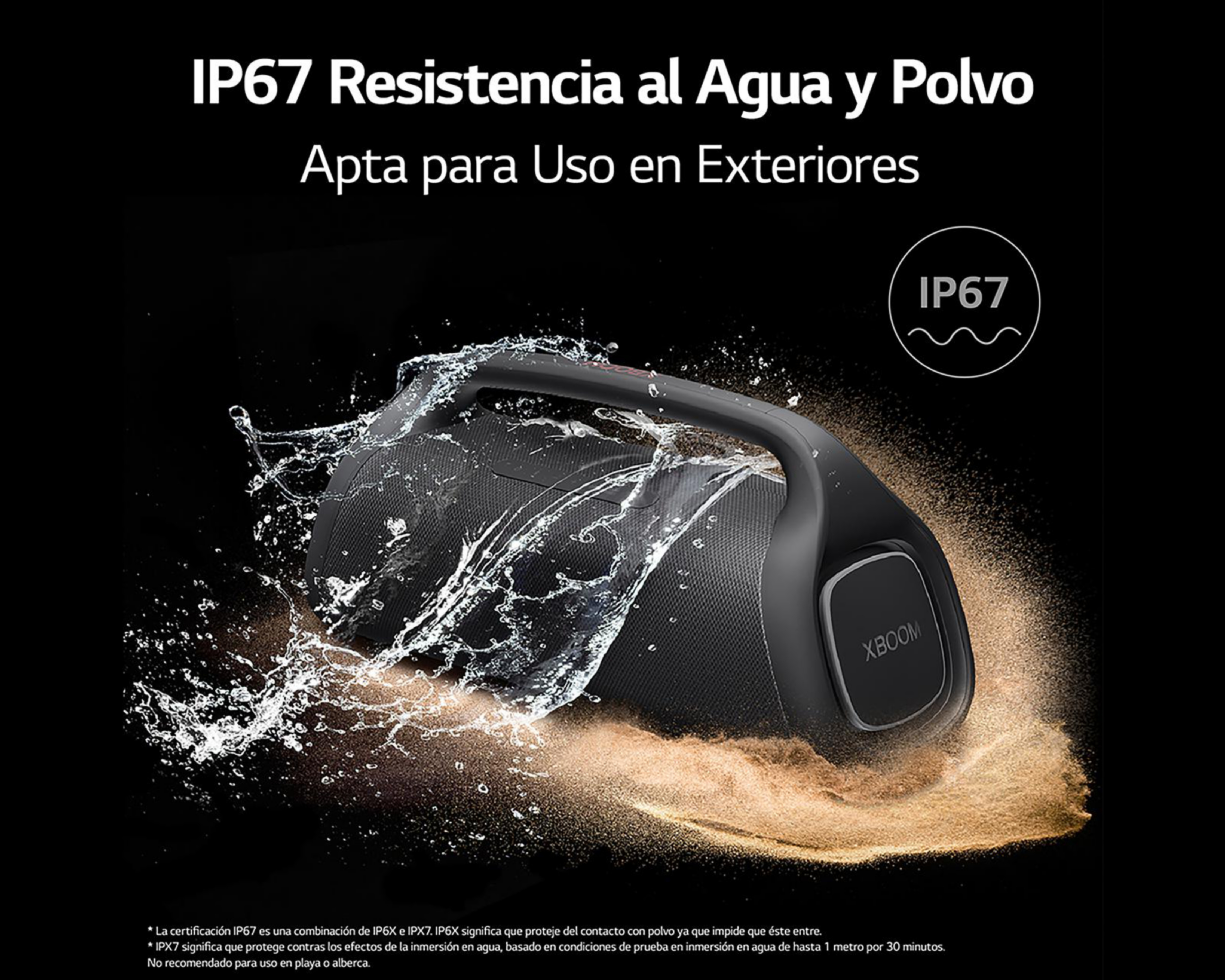 Foto 6 pulgar | Bocina Bluetooth Portátil LG XG9 Resistente al Agua