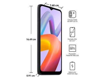 Foto 8 | Celular Xiaomi Liberado Redmi A2 64 GB Negro