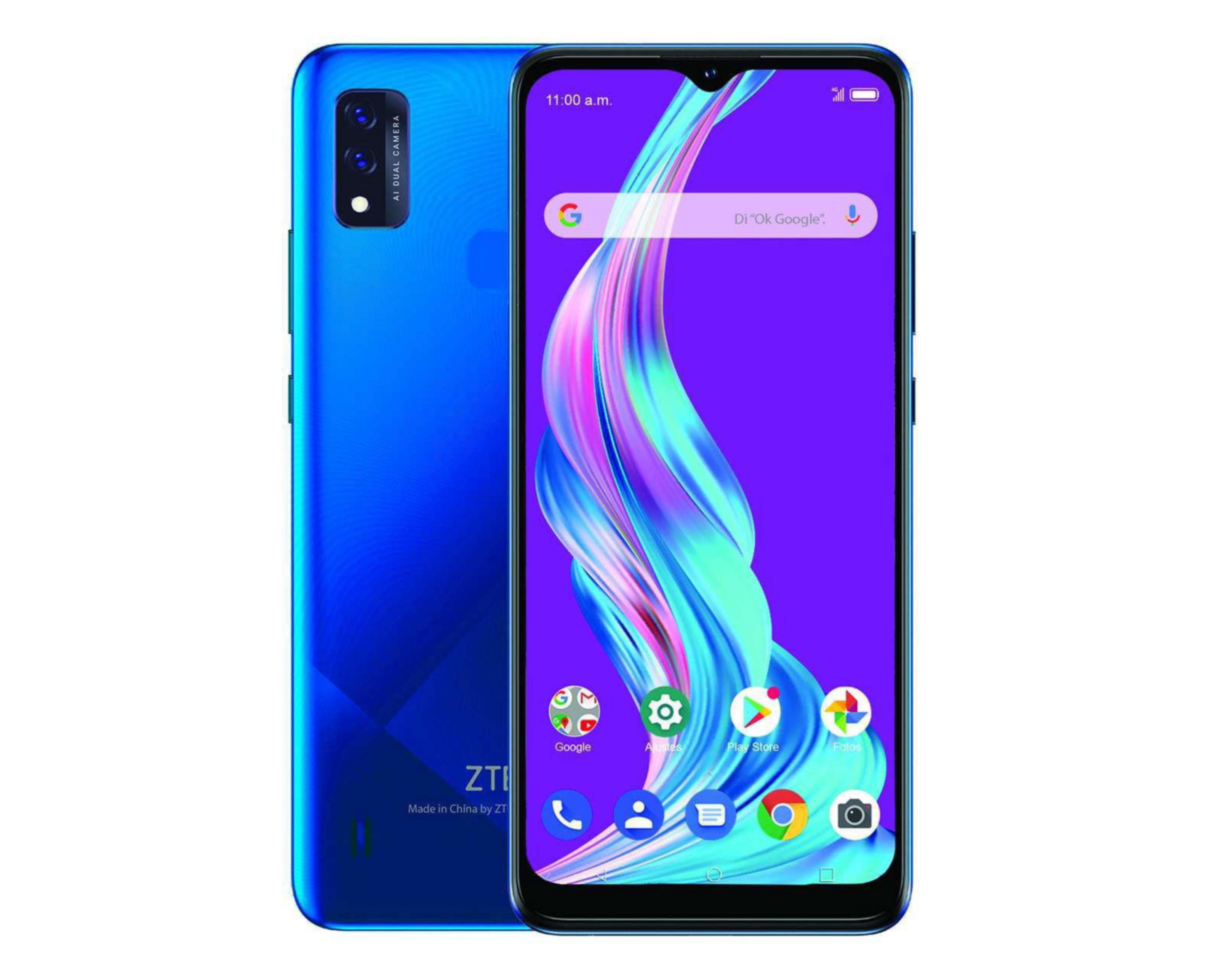 Telcel ZTE Blade A51 64 GB Azul