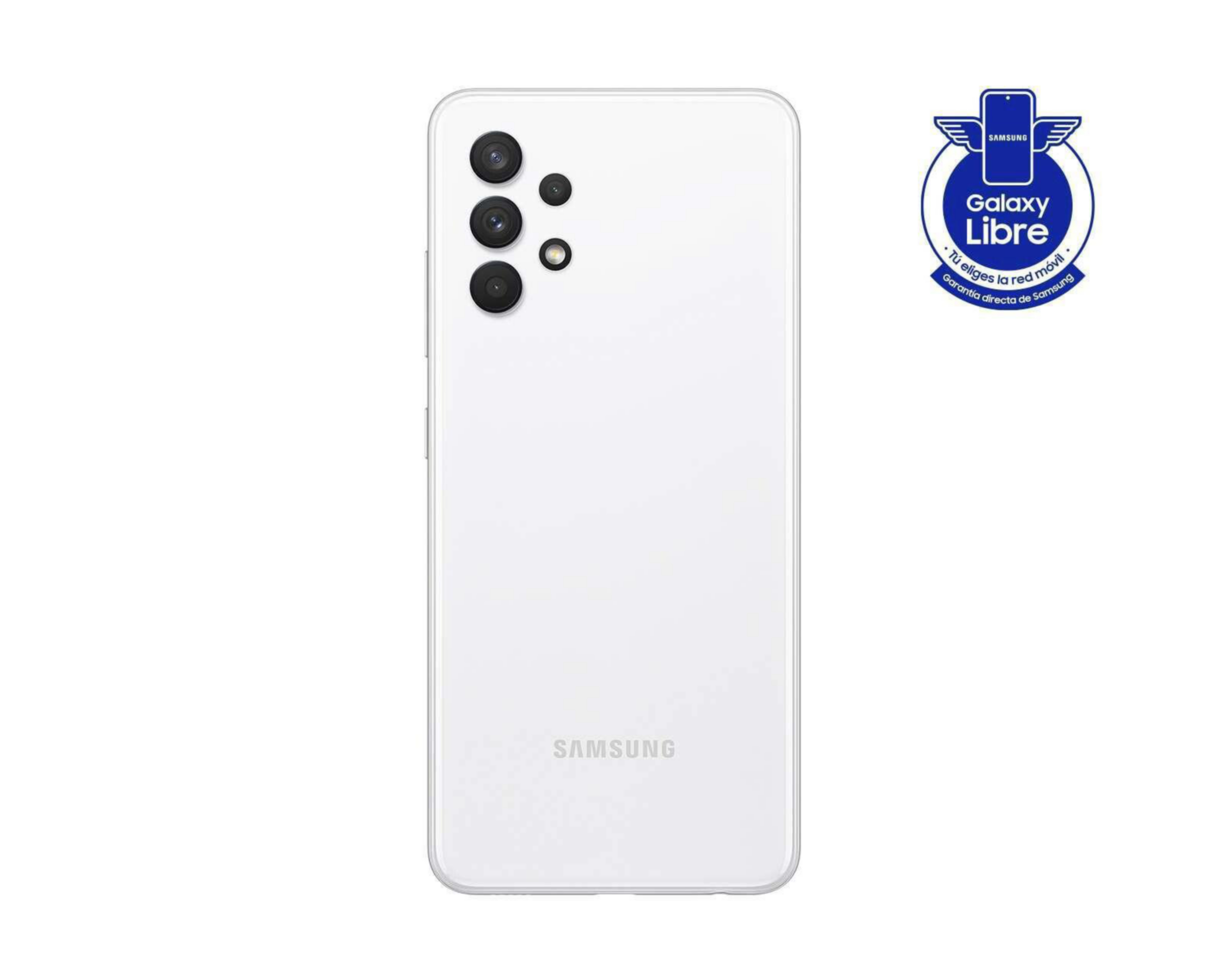 Foto 2 pulgar | Celular Samsung Liberado Galaxy A32 128 GB Blanco