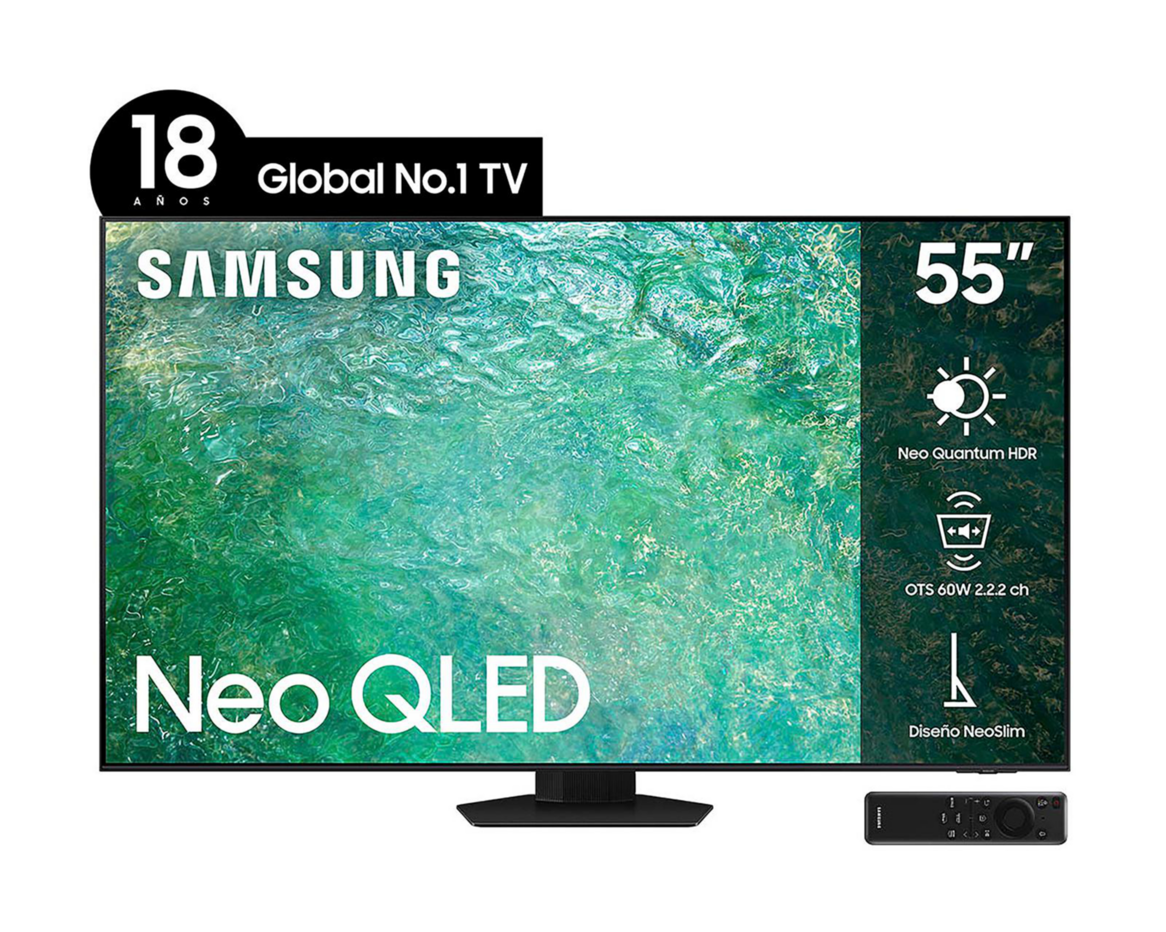 Foto 2 pulgar | Pantalla Neo QLED Samsung 55" 4K Smart TV QN55QN85CAFXZX