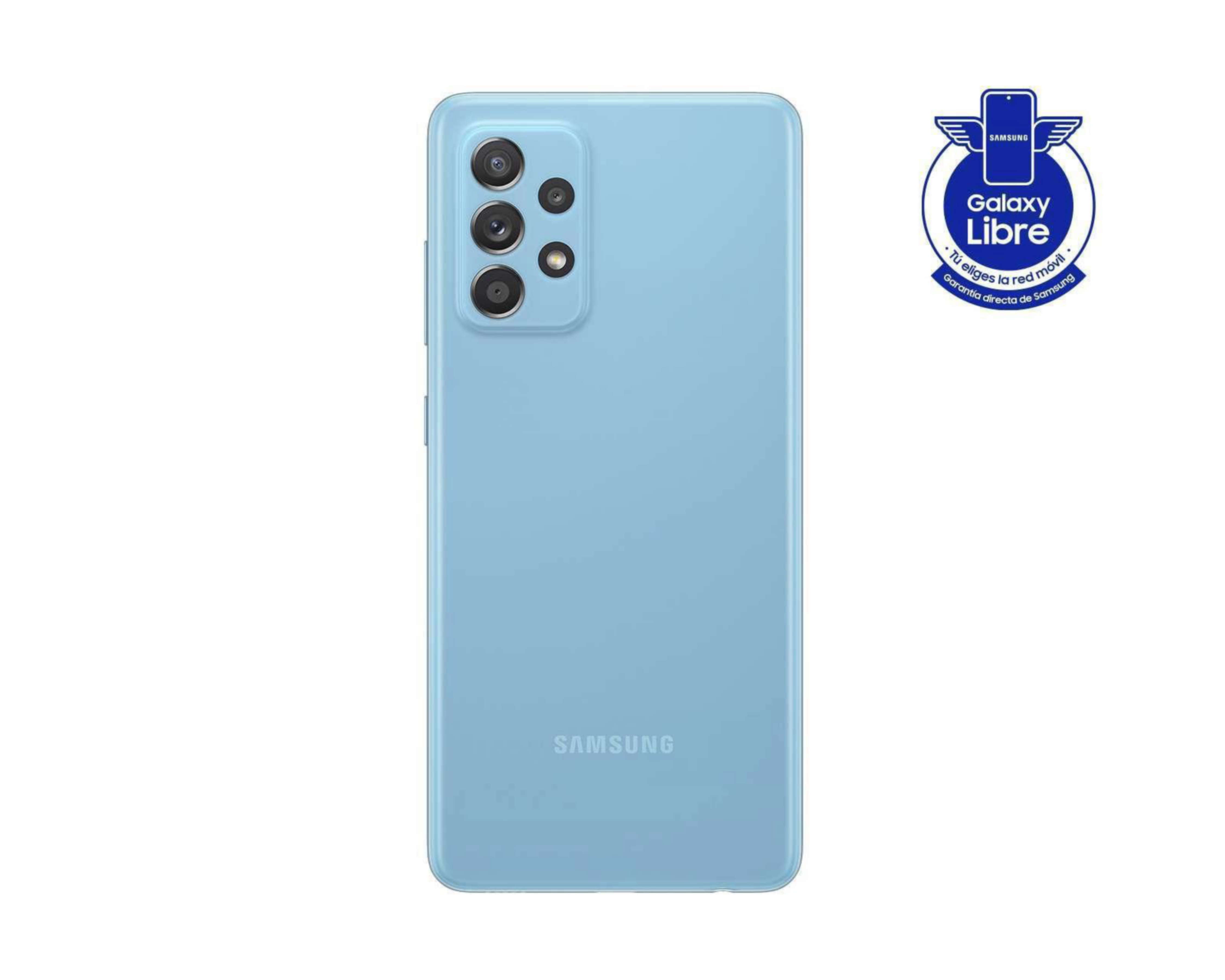 Foto 2 pulgar | Celular Samsung Desbloqueado Galaxy A52 128 GB Azul