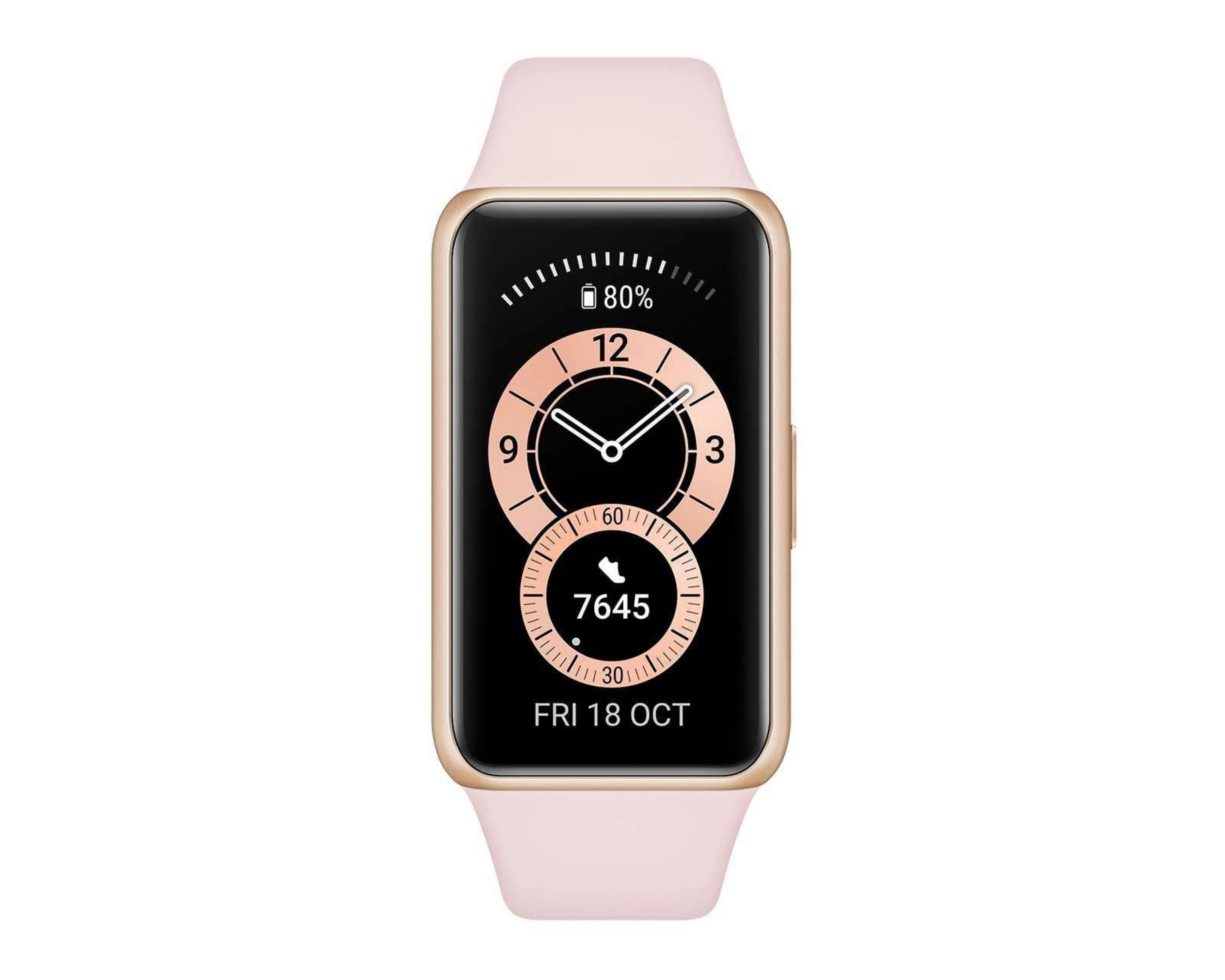 Foto 2 pulgar | Fitband Huawei Band 6 Rosa