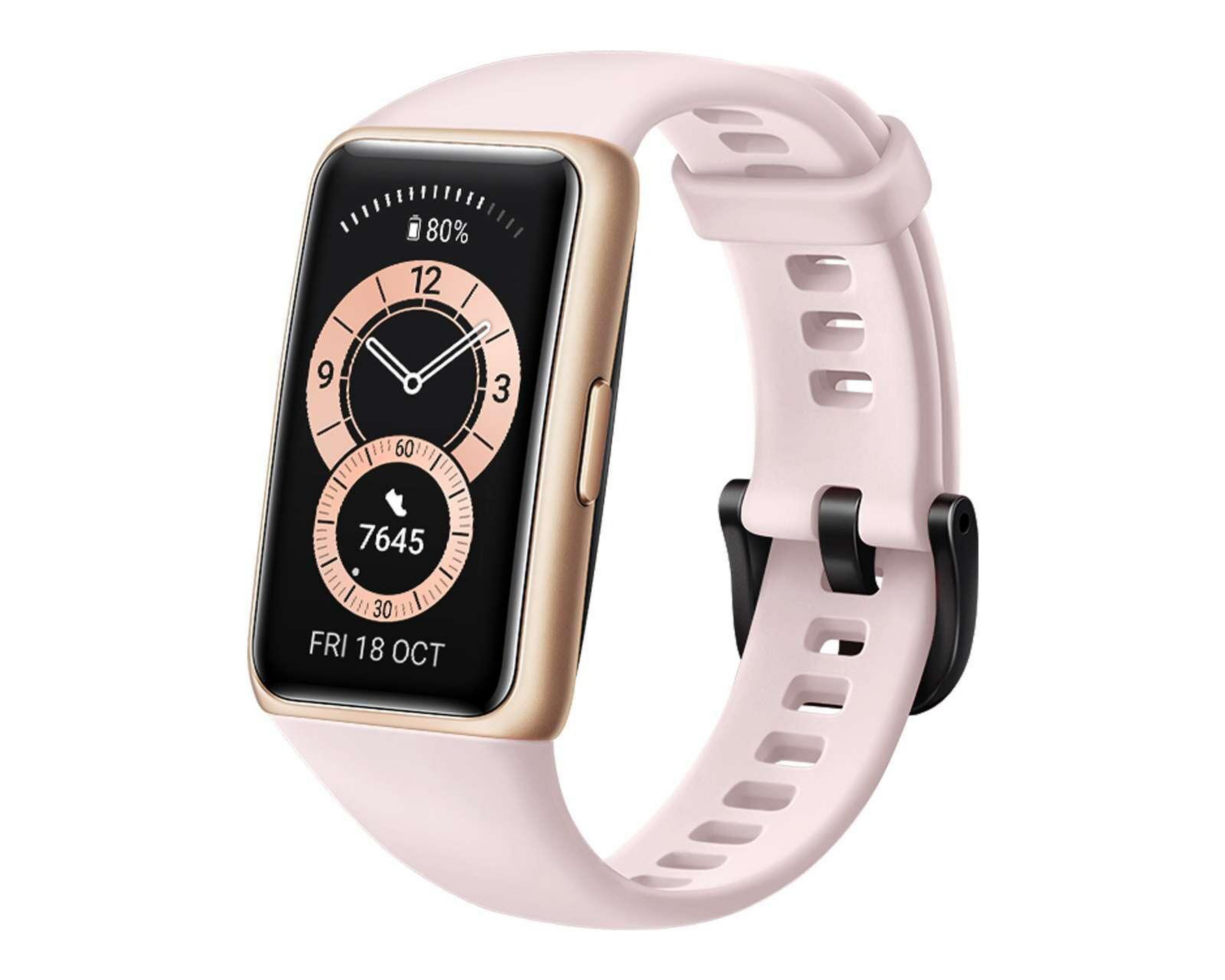 Foto 3 pulgar | Fitband Huawei Band 6 Rosa